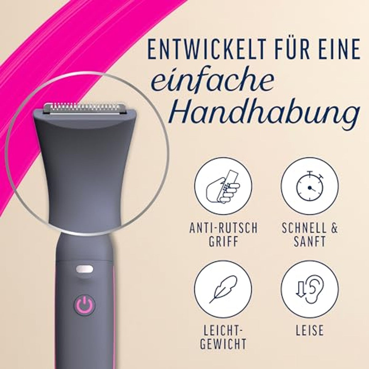 Veet Expert Intimate Trimmer voor gezicht en intieme zones - 3-pack