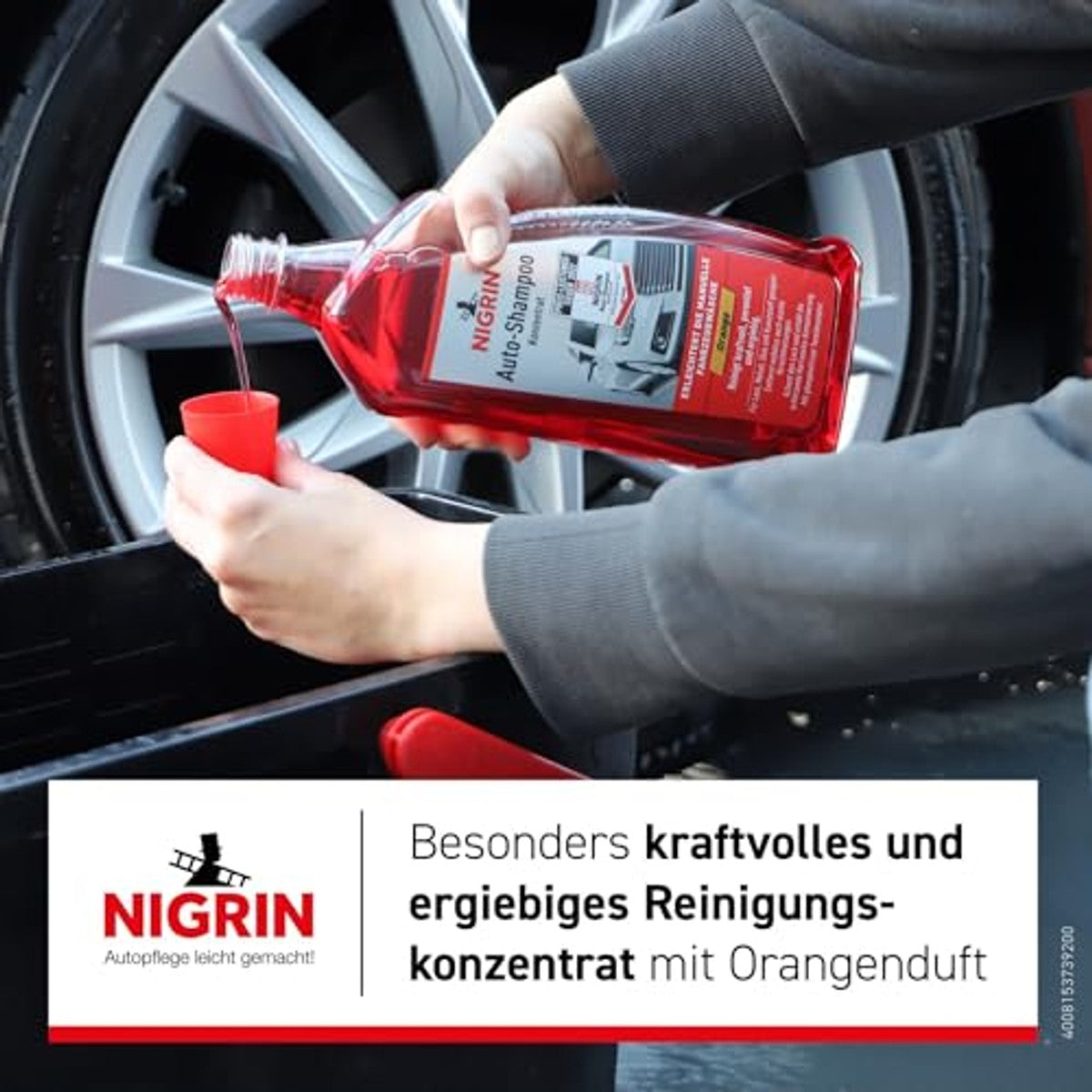 NIGRIN 73920 Geconcentreerde autoshampoo 6 x 1000 ml - Voordeelverpakking