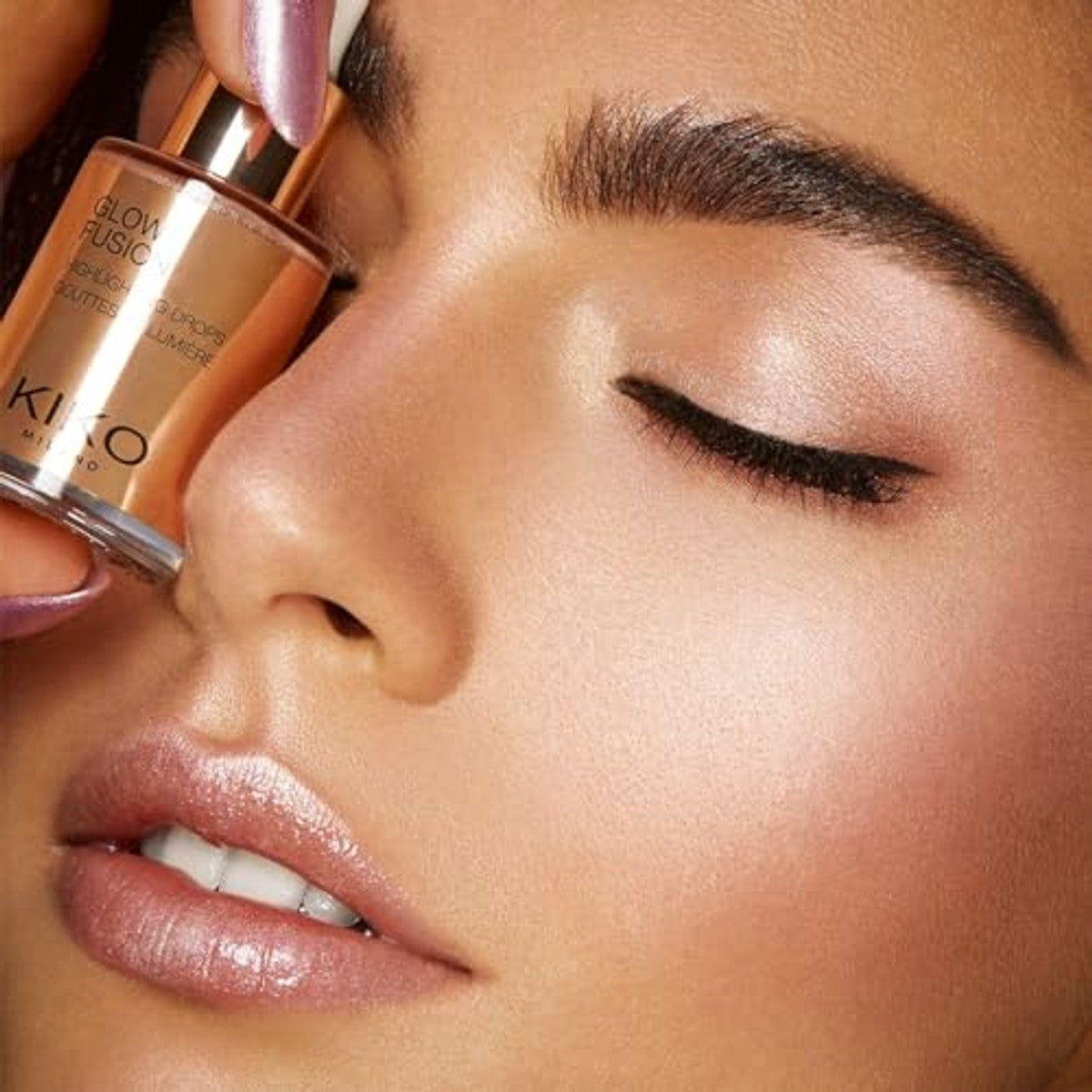 Kiko Milano Glow Fusion Highlighting Drops 02 Sweet Dreams - 6-pack