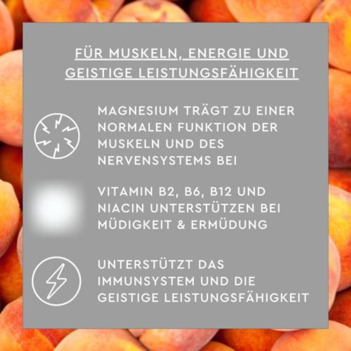 SUNLIFE Magnesium 400 + B-complex sticks, 1 x 20 poedersticks, perzik en maracuja-smaak, magnesium voor spieren, zenuwen en energie, magnesium directe sticks, magnesium poeder, veganistisch – Sunlife