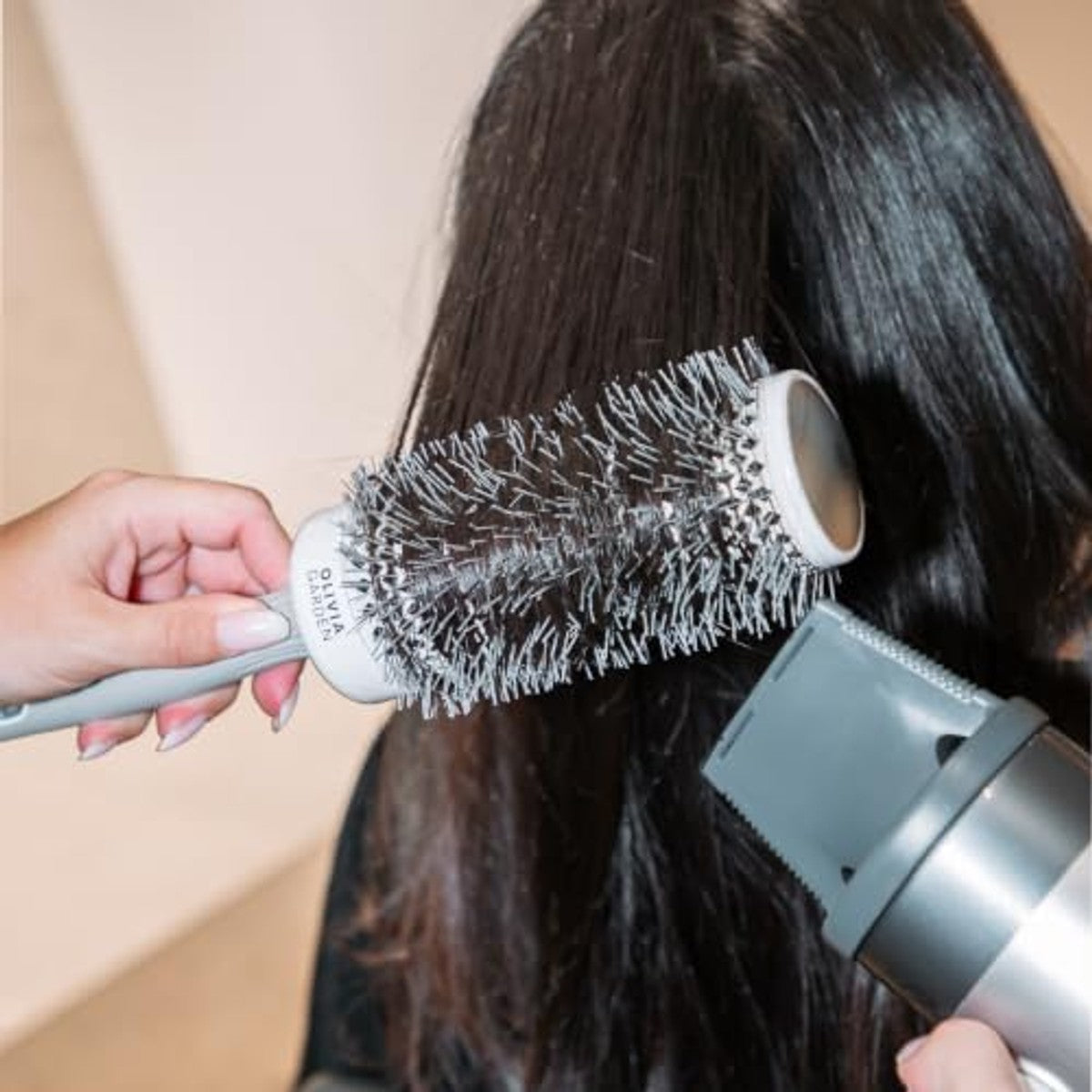 OLIVIA GARDEN Expert Blowout Speed 55 mm - White & Grey – Olivia Garden