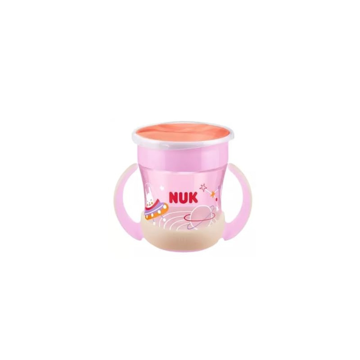 NUK Mini Magic Cup Night drinkbeker roze 3 x 160 ml - Voordeelverpakking