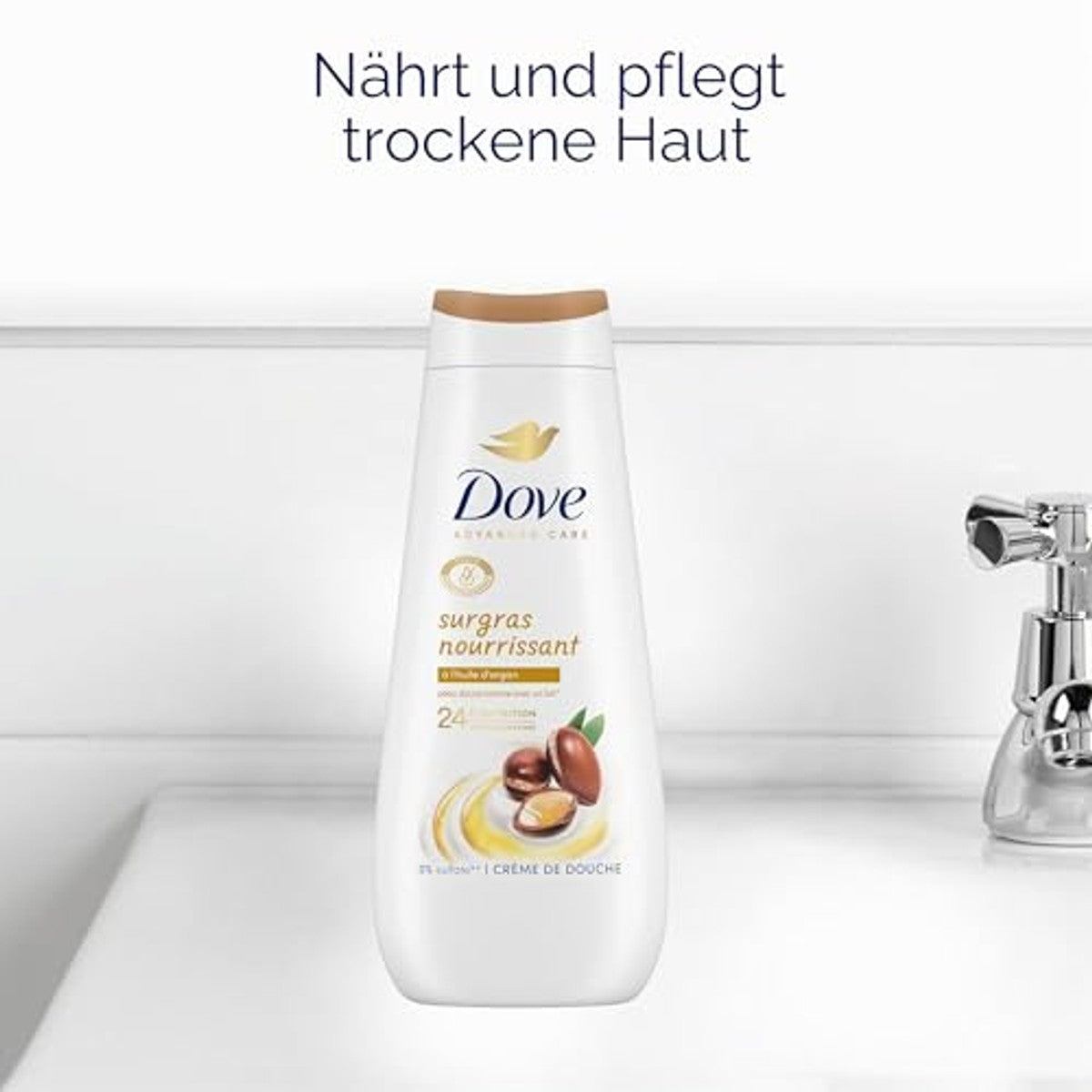Dove Advanced Care douchecrème arganolie 2 x 400 ml – Dove