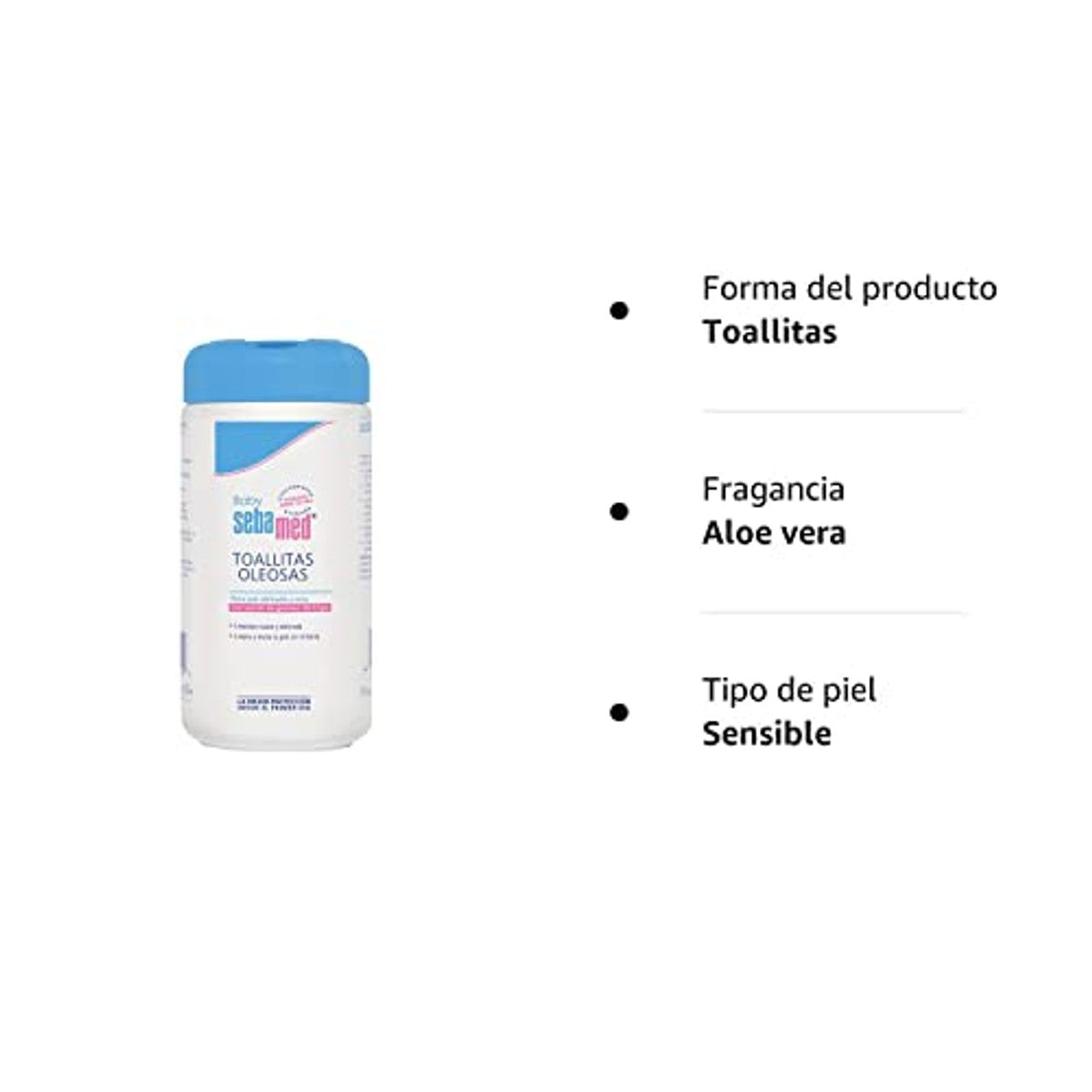 Sebamed Seba Med Baby Toallitas Oleosas 70U - 6-pack