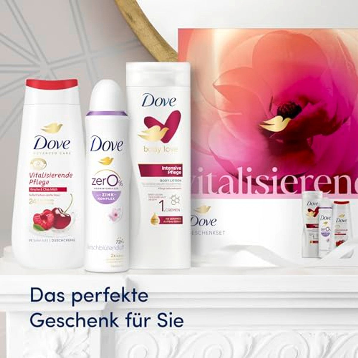 Dove Vitaliserende cadeauset 225 ml + 400 ml + 3 x 150 ml - Voordeelverpakking