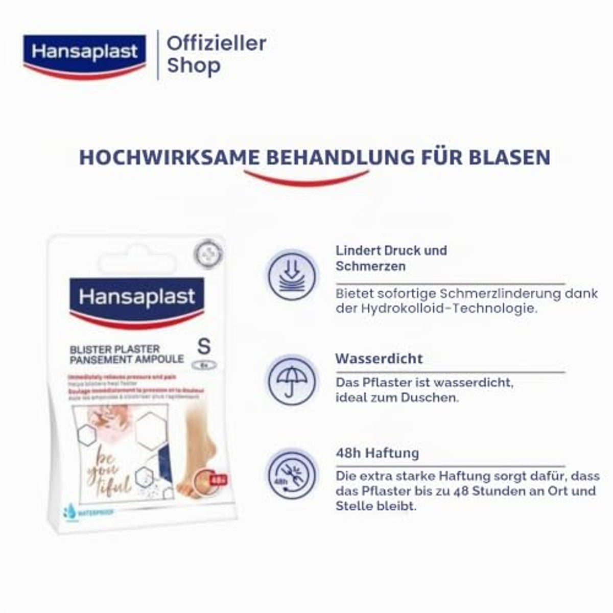 Elastoplast Hansaplast Kleine blaaspleisters – Elastoplast