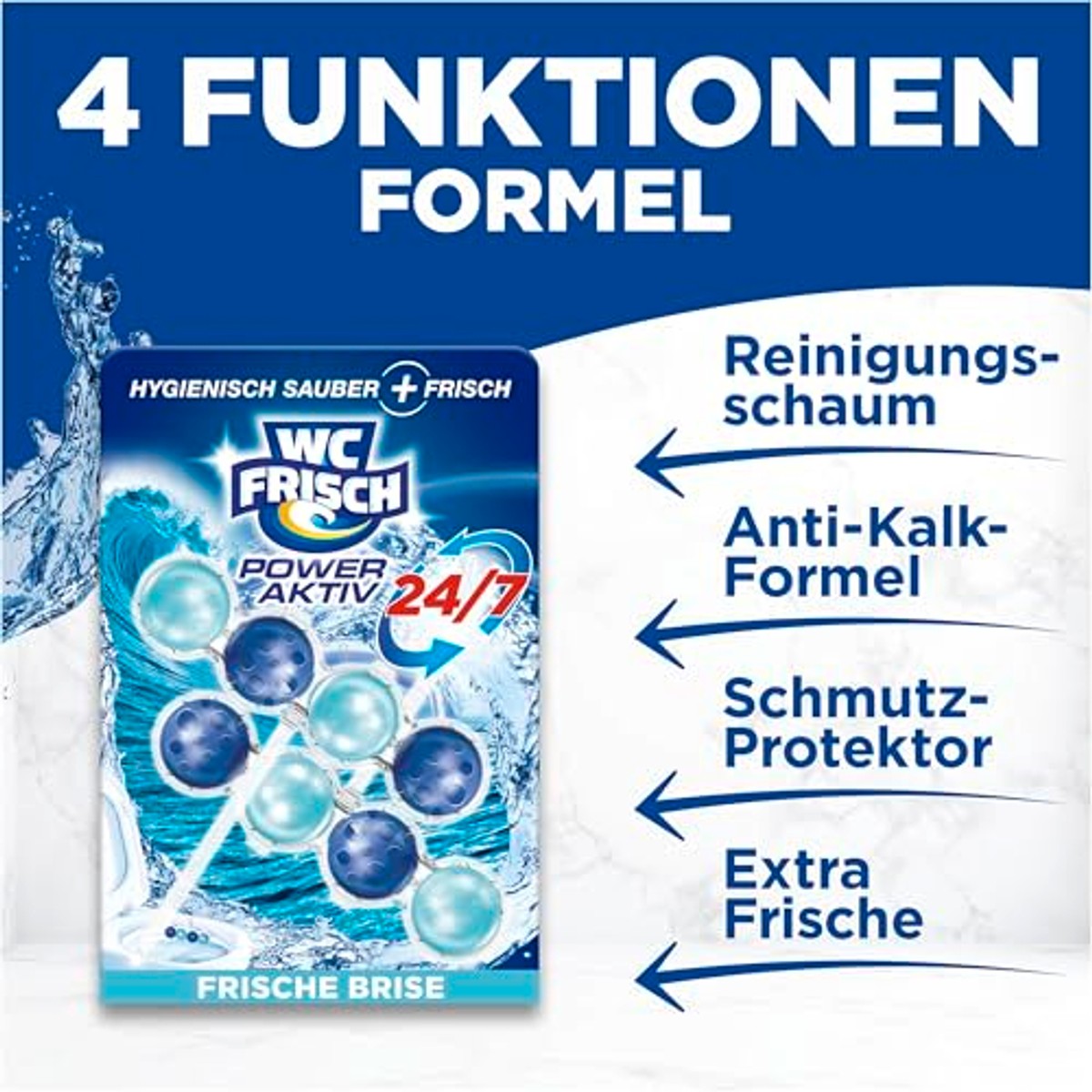WC-Frisch Kraft Actief geurspoeler frisse bries 2 x 50 g – WC-Frisch