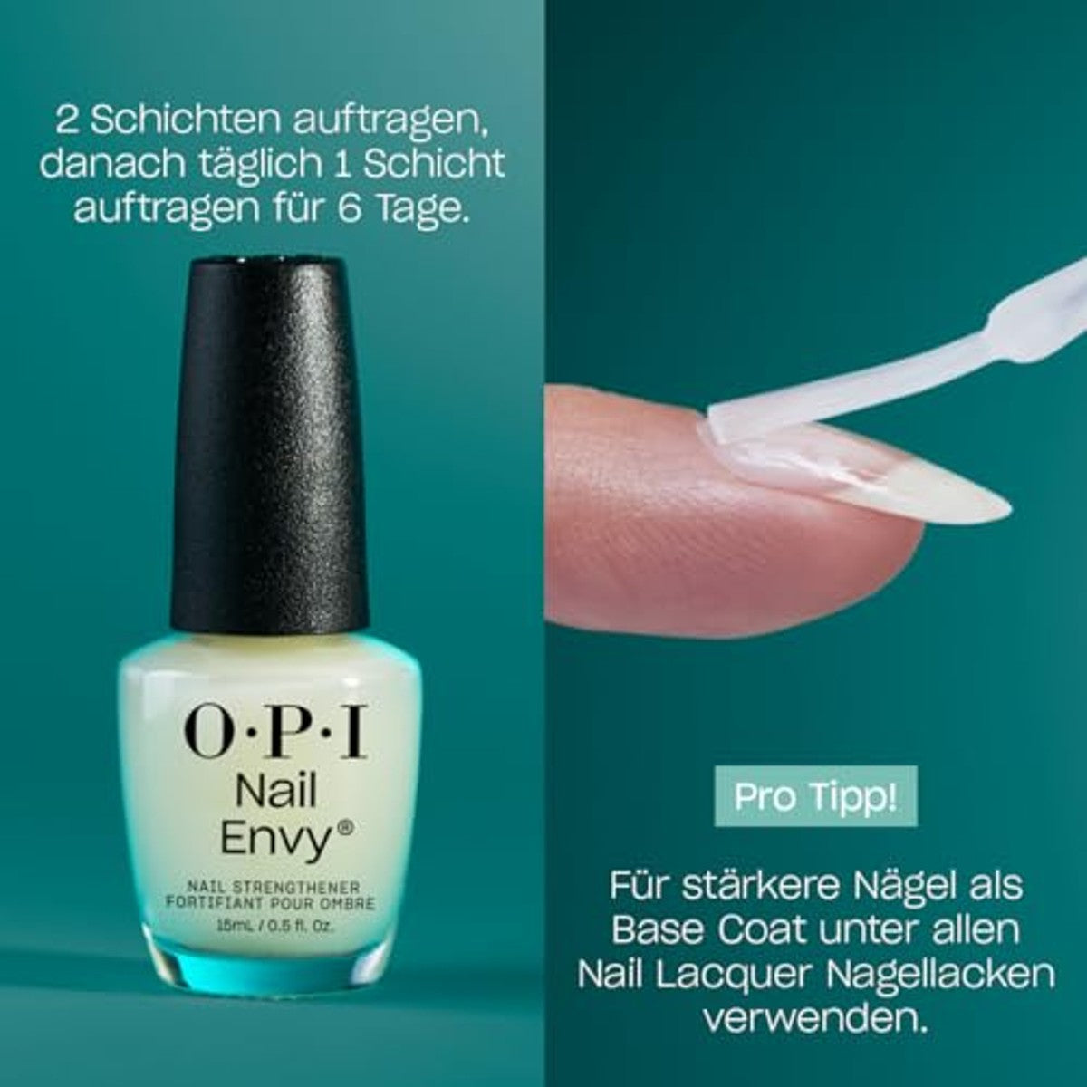 OPI Nail Envy Alpine Snow Veganistische Nagelverharder met Biotine 15 ml