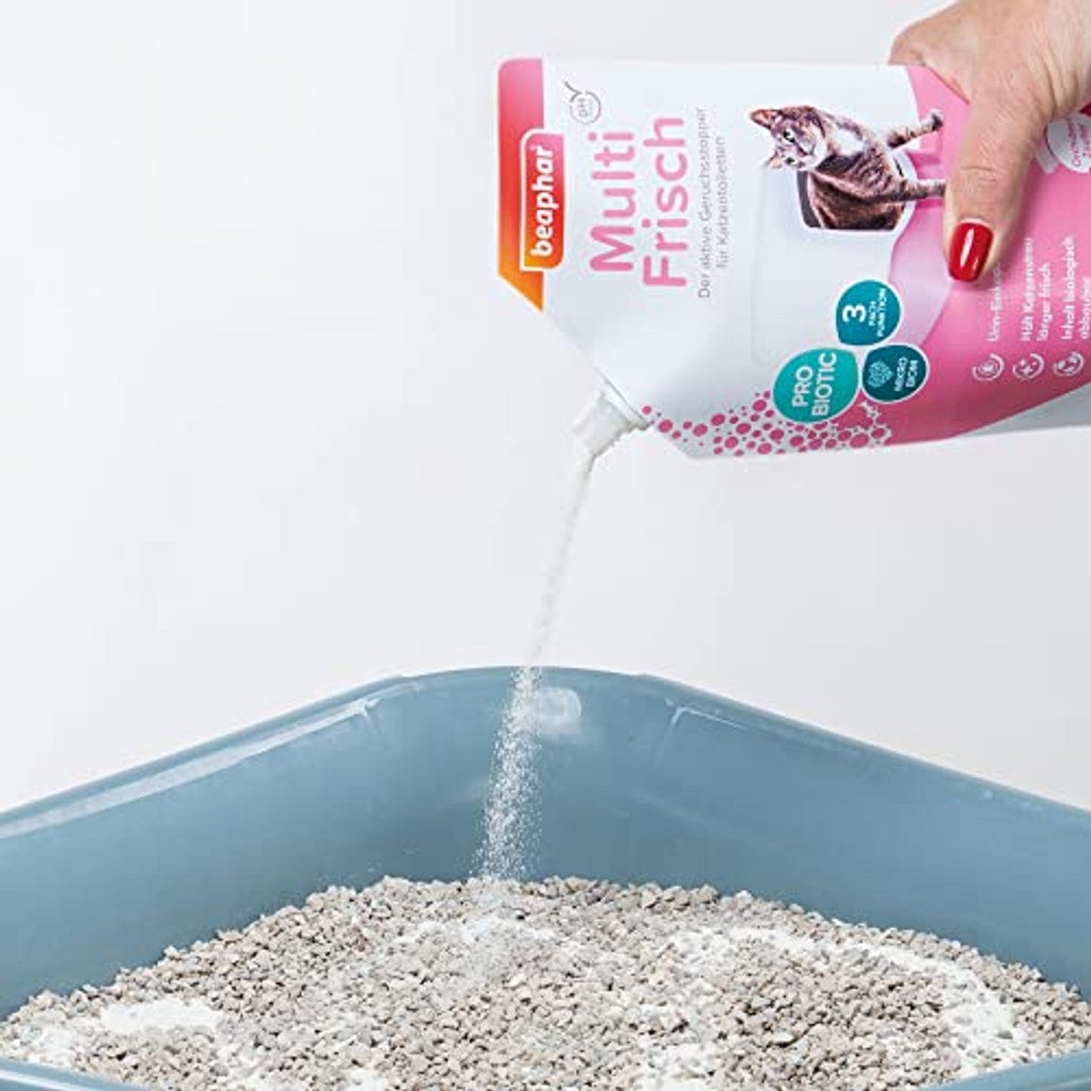 Beaphar Multi Fresh kattenbakverfrisser orchidee, 400 g - 3-pack