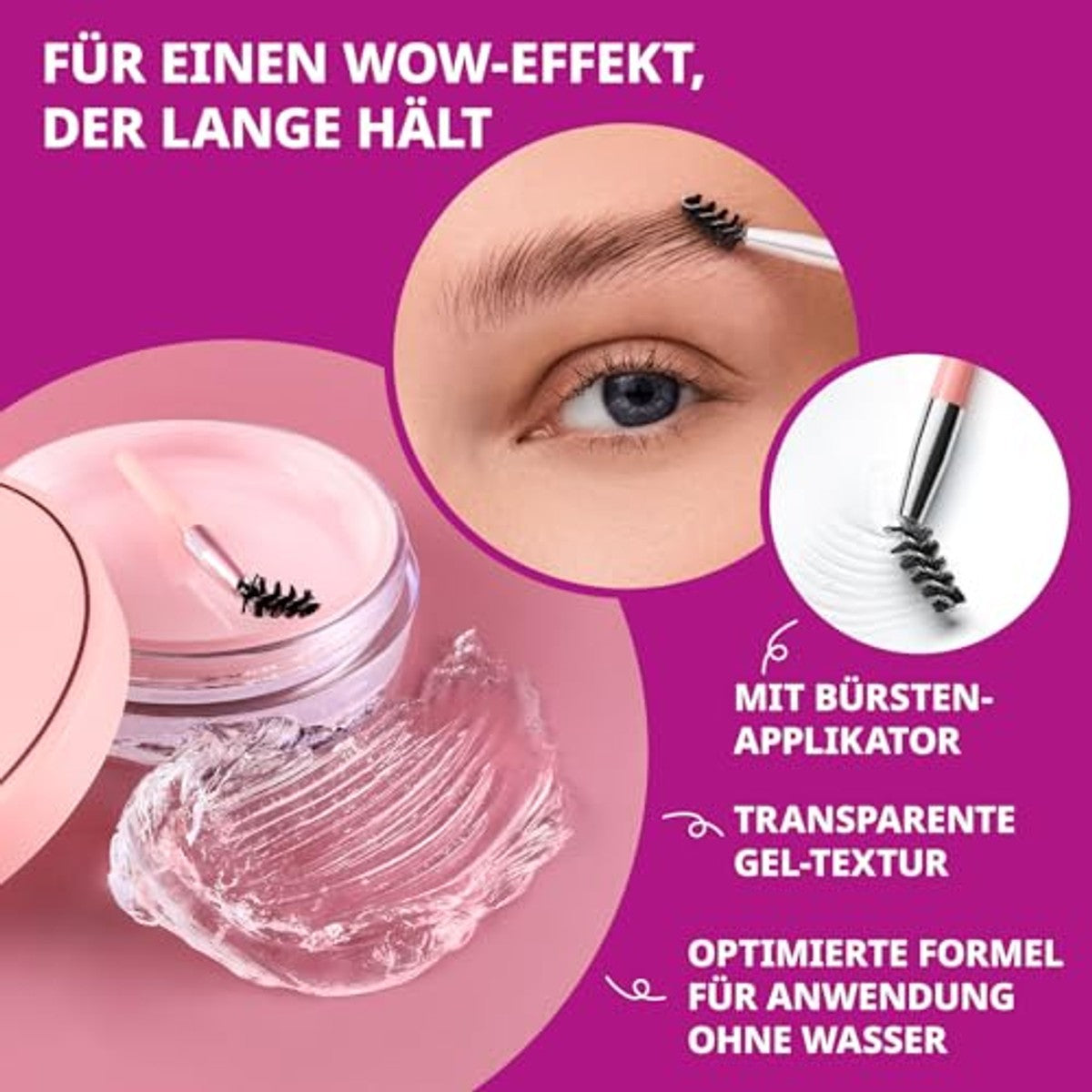 essence Brow Lifting gelset wenkbrauwgel 12 g - 6-pack