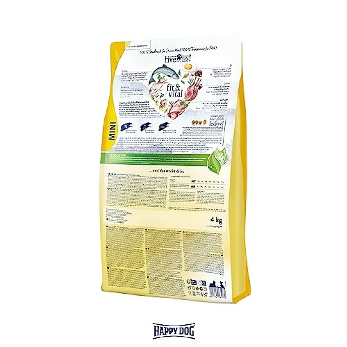 Happy Dog Fit & Vital Mini Light droogvoer hond 4 kg - 3-pack