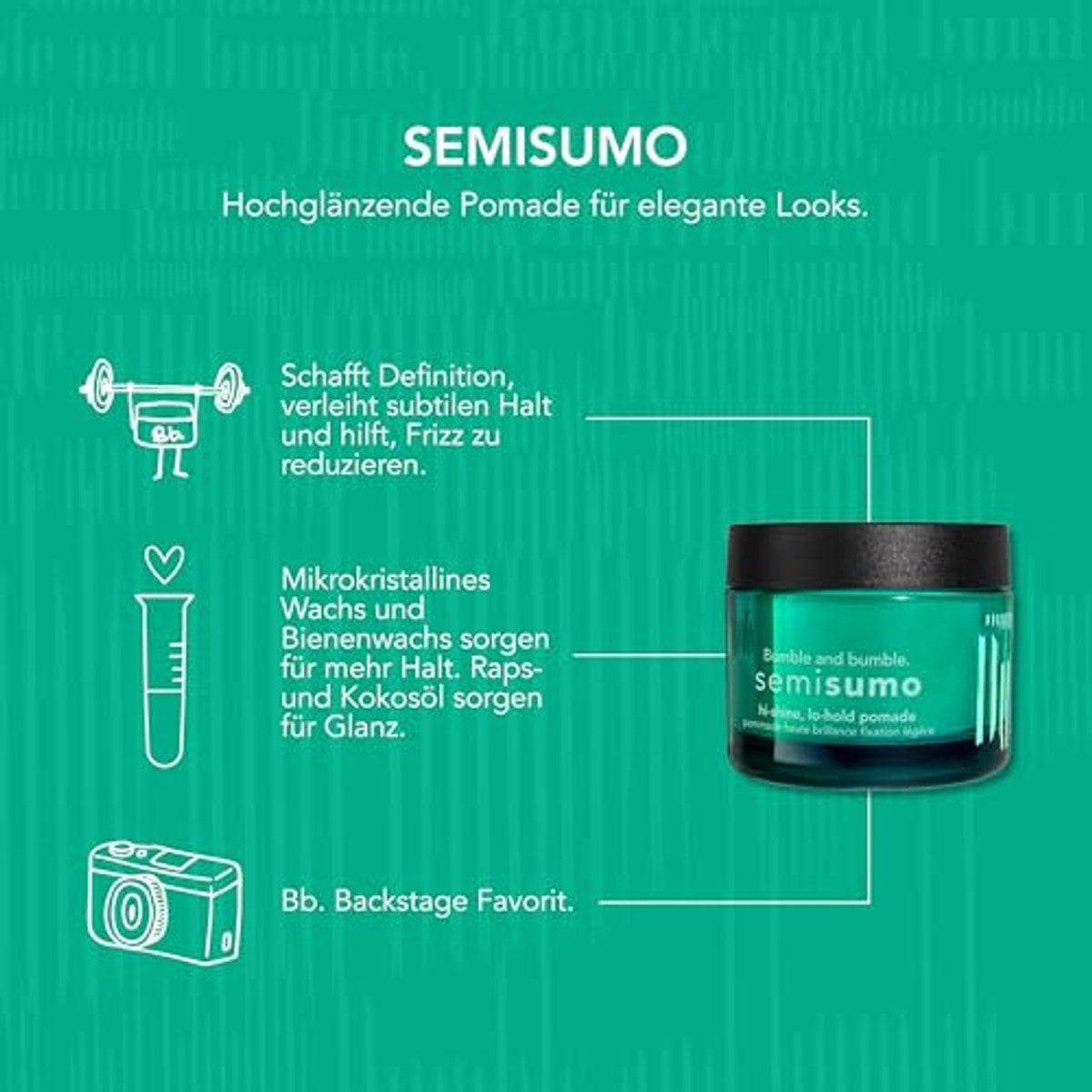 Bumble and Bumble Semisumo Pomade voor unisex 42,5 g pomade