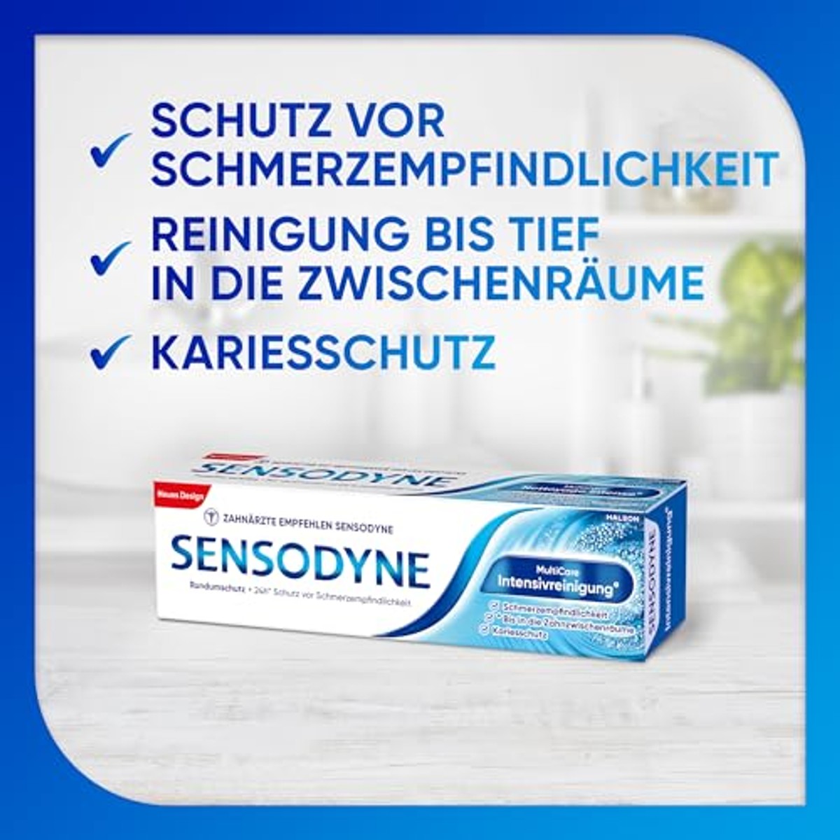 Sensodyne MultiCare intensieve reiniging tandpasta 6 x 75 ml - Voordeelverpakking