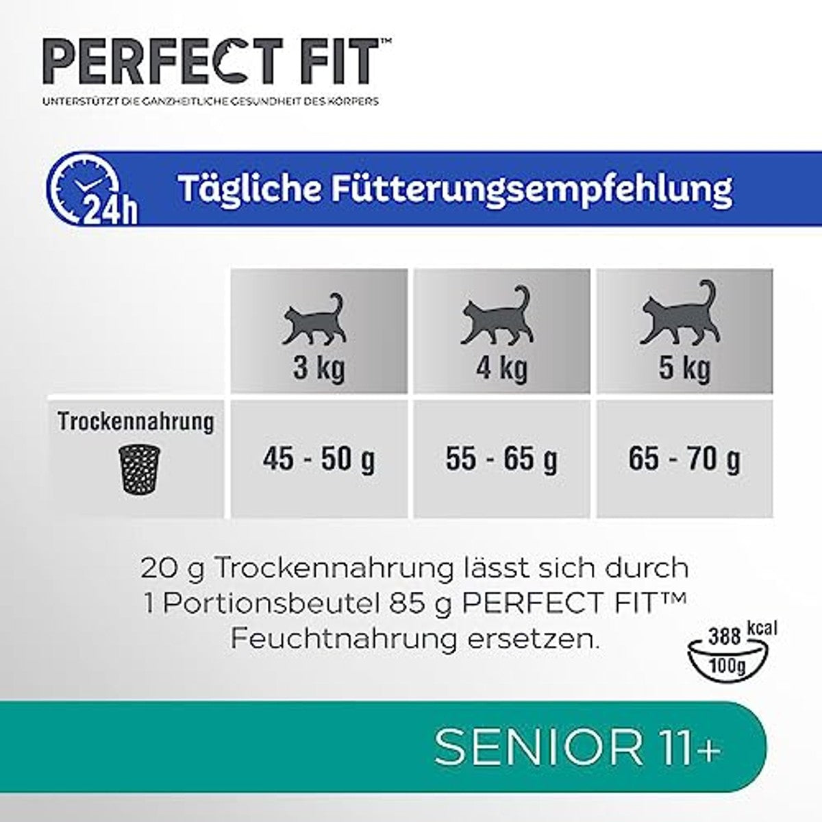 Perfect Fit Senior 11+ droogvoer kat kip 3 x 2,8 kg - 3-pack