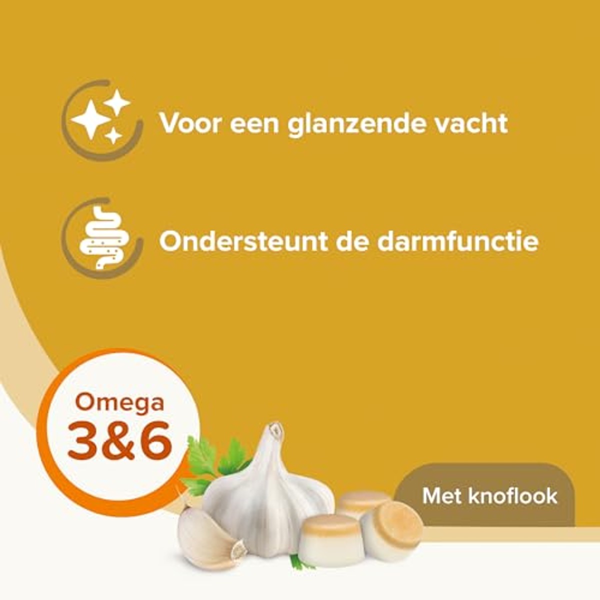 Beaphar 11021 schapenvet snoep knoflook mini 245g, wit – beaphar