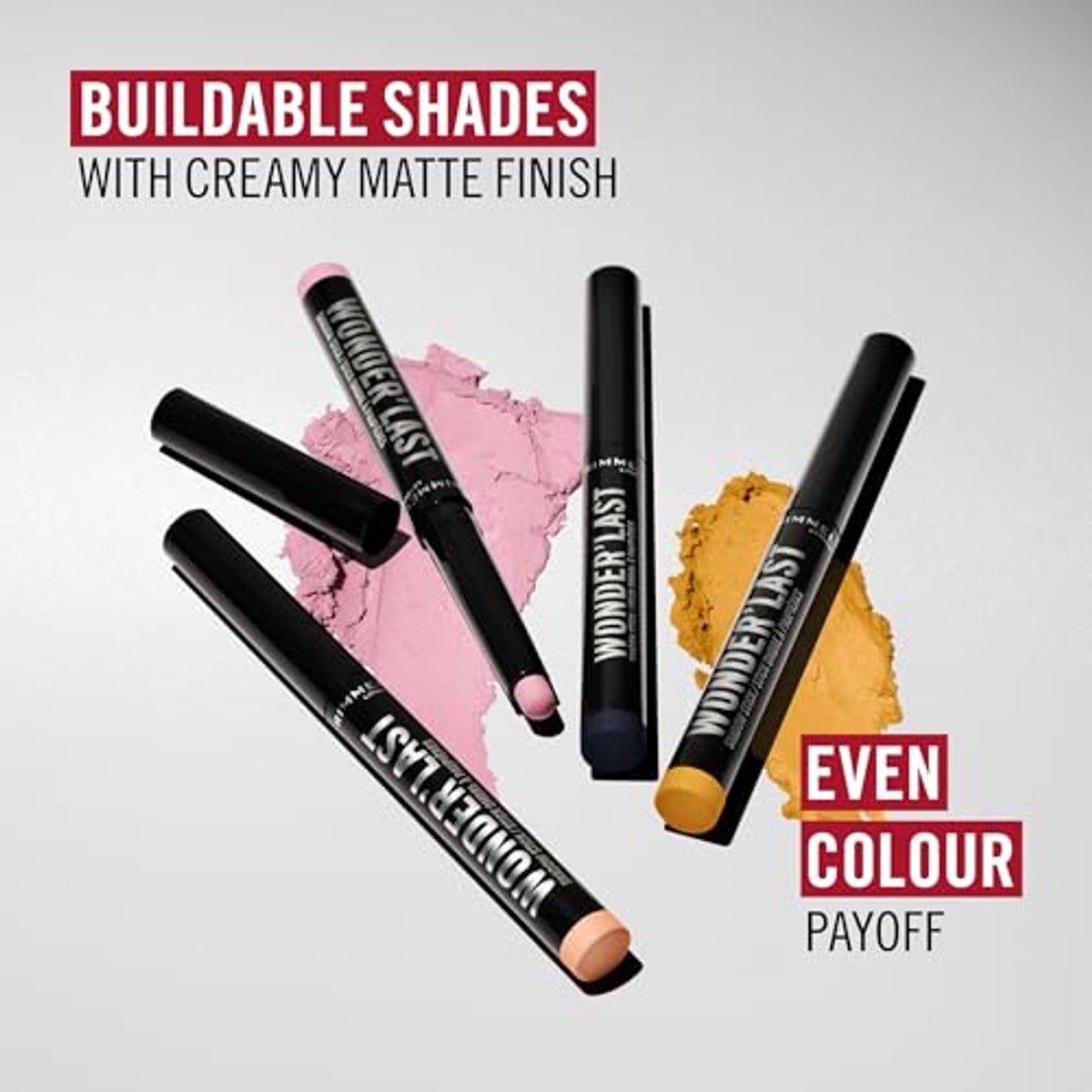 Rimmel London Wonder'Last 010 Strawberry Milkshake 1,64 g - 3 stuks