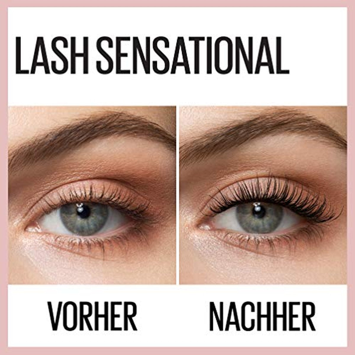 Maybelline New York Lash Sensational Volle Wimperwaaiers Mascara voor volumineuze wimpers, 2-in-1 wimperontvoulerborstel voor het waaiereffect, kleur: Very Black, 9,5ml – MAYBELLINE