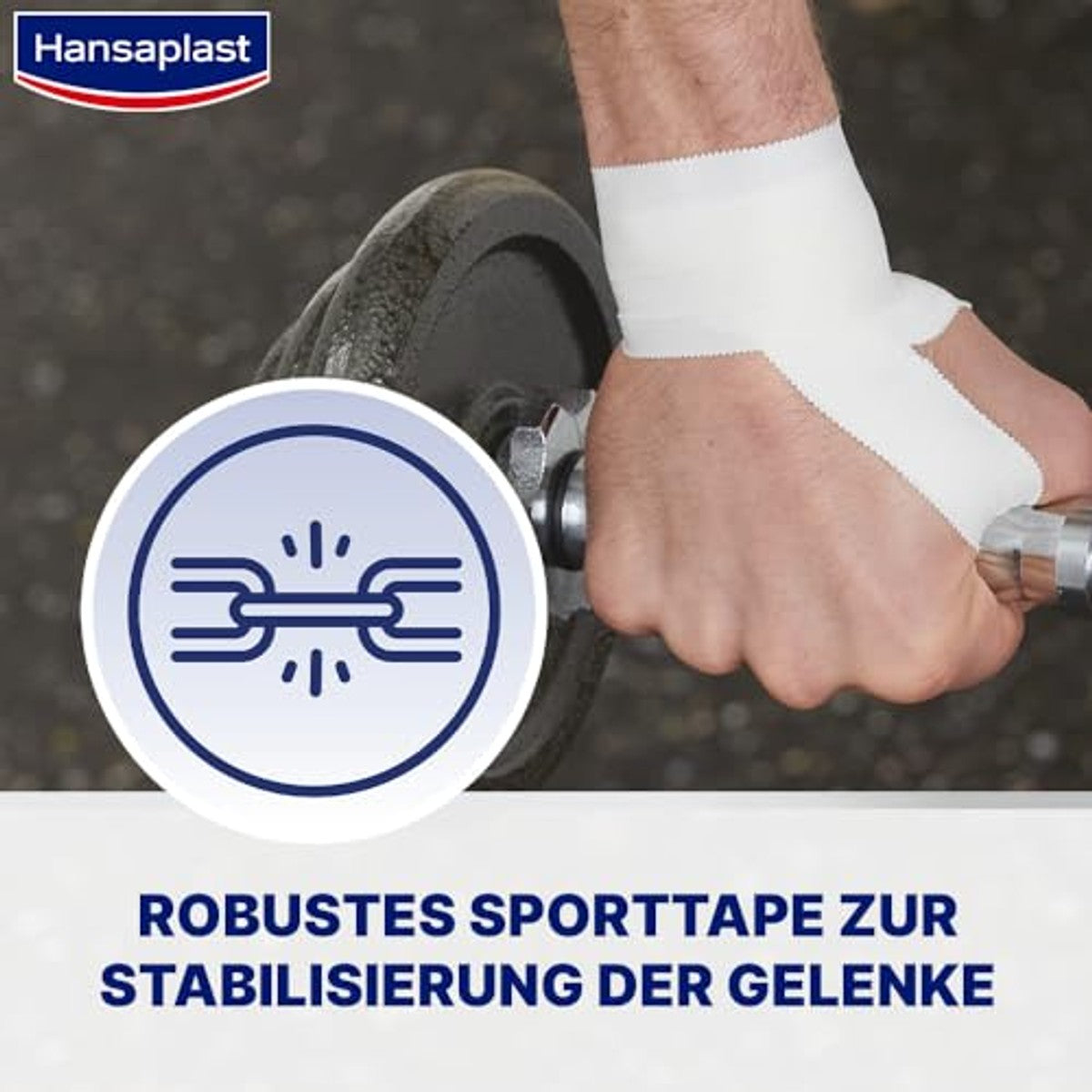 Hansaplast Robuuste sporttape 2,5 cm x 10 m - 3-pack