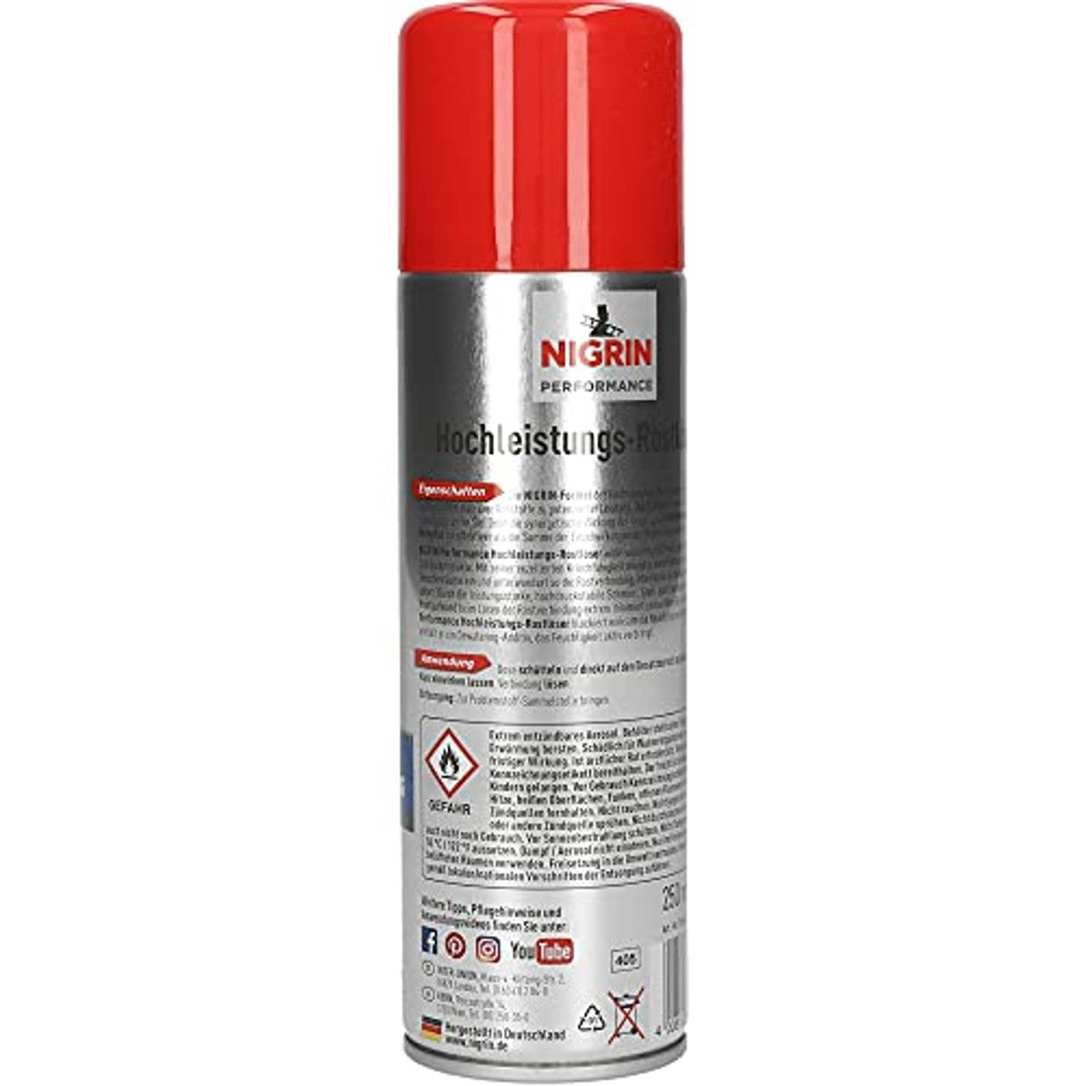 NIGRIN Krachtige roestoplosser hybride 6 x 250 ml - Voordeelverpakking