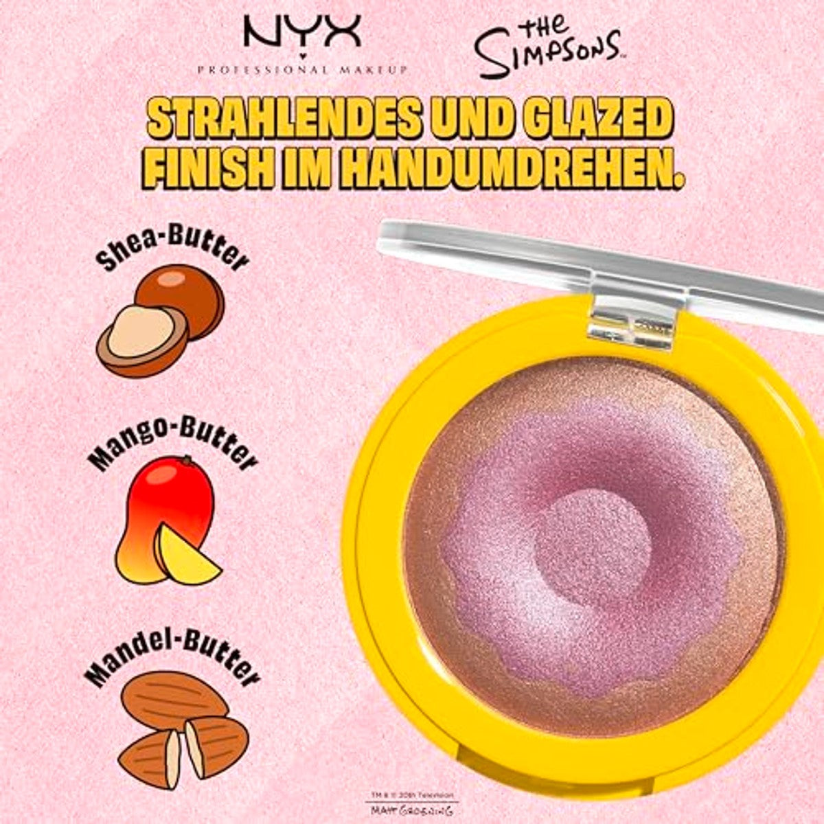 NYX PROFESSIONAL MAKEUP Homer Simpson Donut Highlighter 1 stuk - 6 stuks