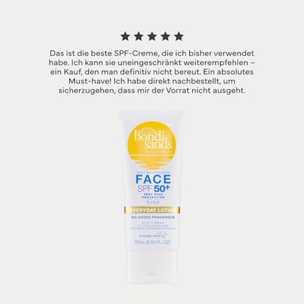 Bondi Sands Daily Moisturizing Face Lotion SPF 50+ 75 ml – Bondi Sands