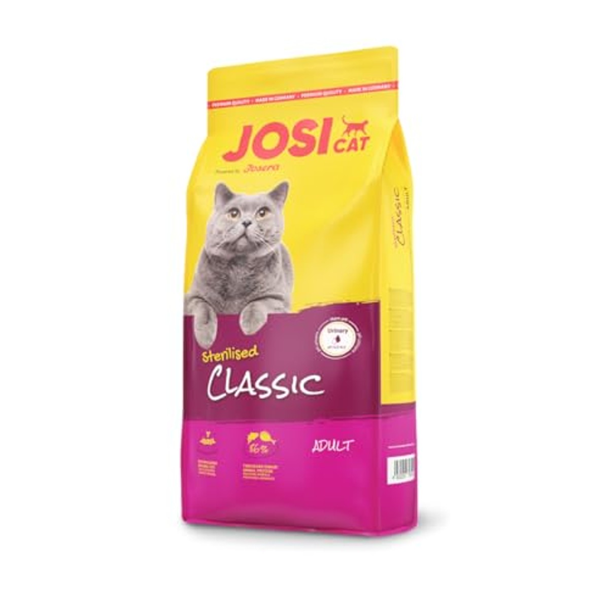 JosiCat Sterilised Classic Droogvoer Kat Gevogelte 10 kg - 3-pack