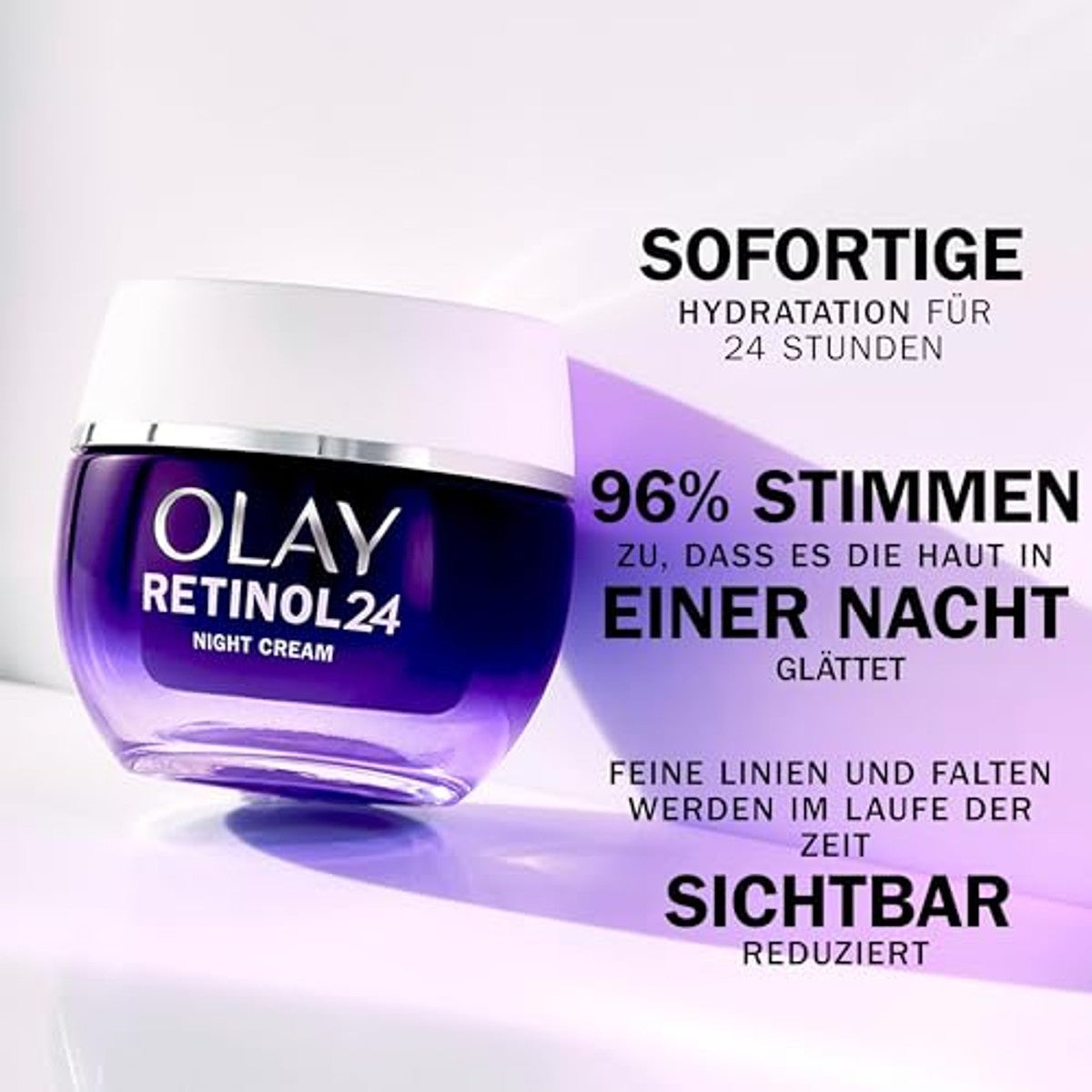 Olay Retinol 24 Refill nachtcrème 3 x 50 ml - Voordeelverpakking