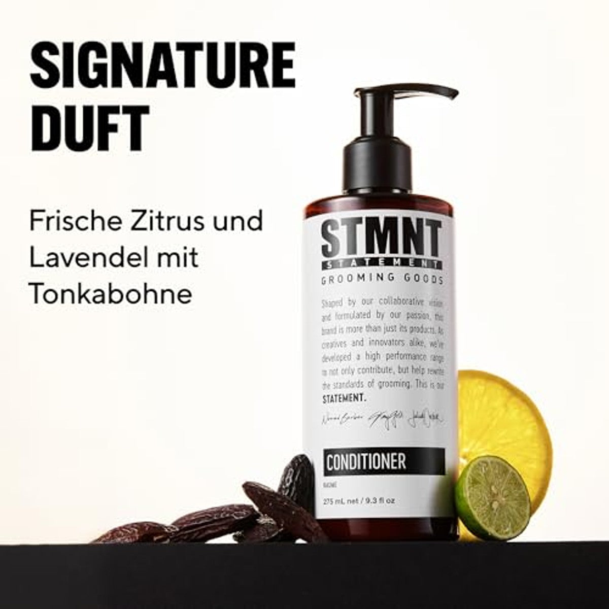 STMNT Conditioner met Actieve Kool en Menthol 275 ml - 3-pack