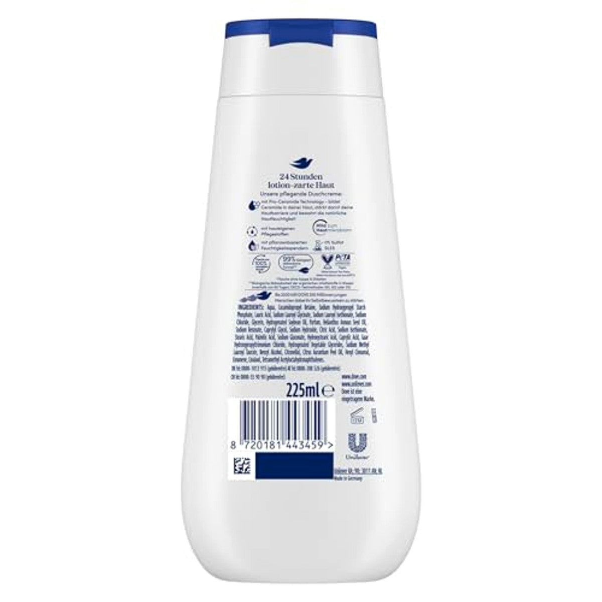 Dove Advanced Care Douchecrème Rijke Verzorging 6 x 225 ml - Voordeelverpakking