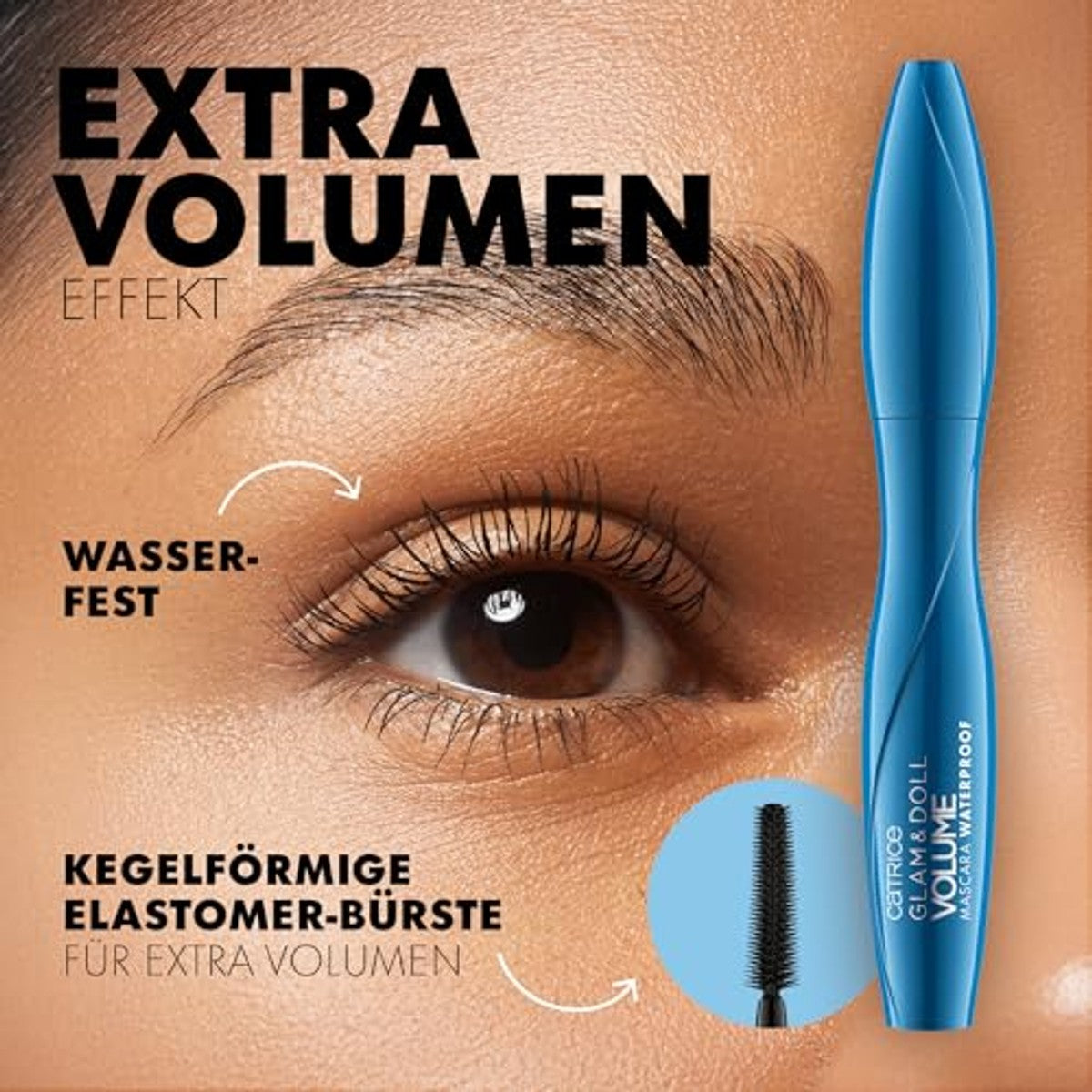 Catrice Glam & Doll Volume Mascara Waterproof zwart - 6-pack