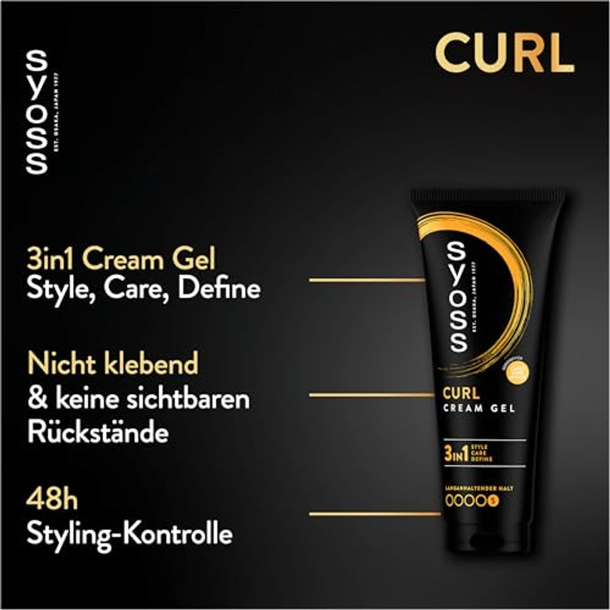 Syoss Curl Cream Gel 6 x 250 ml - Voordeelverpakking