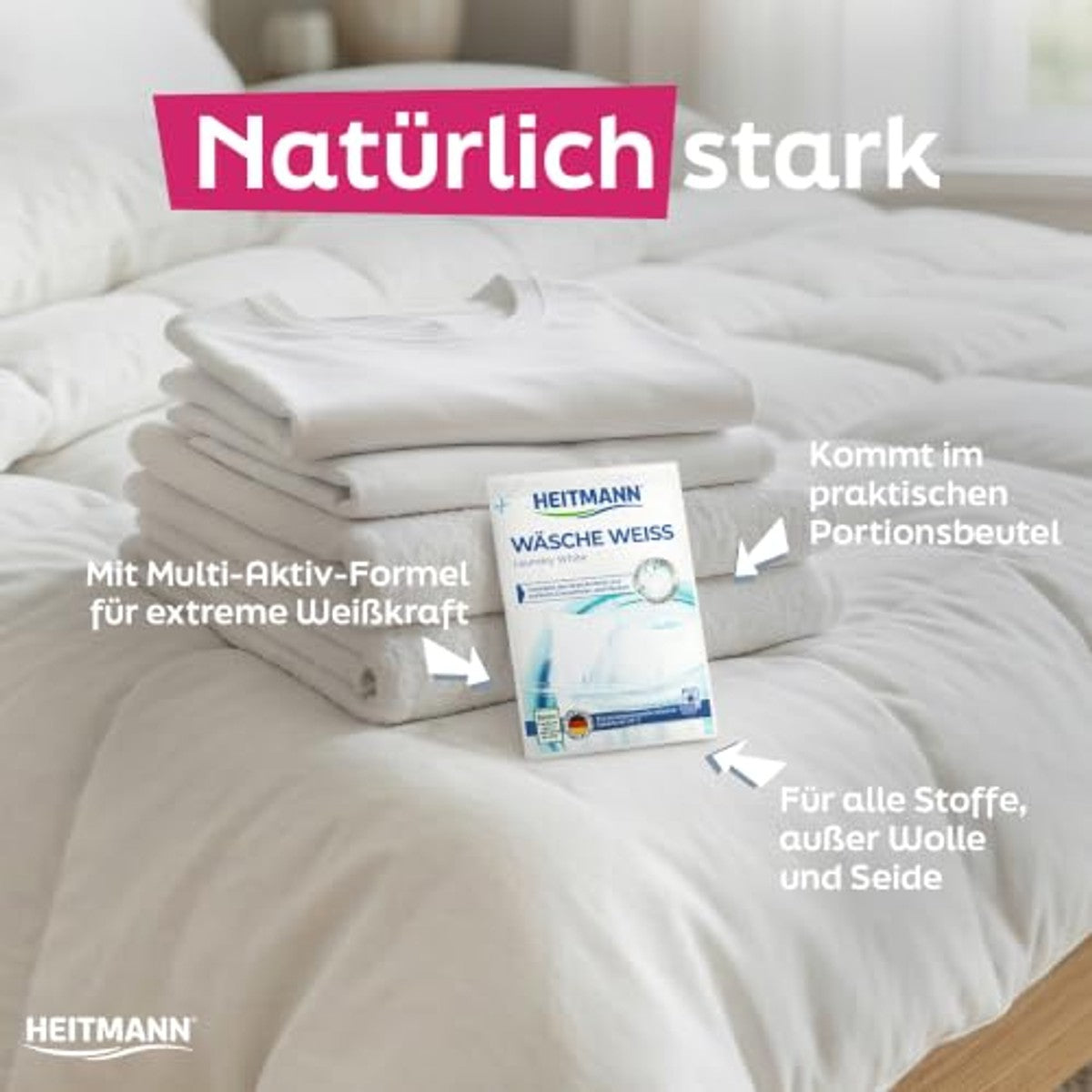 HEITMANN Wasgoed wit 50 g – HEITMANN