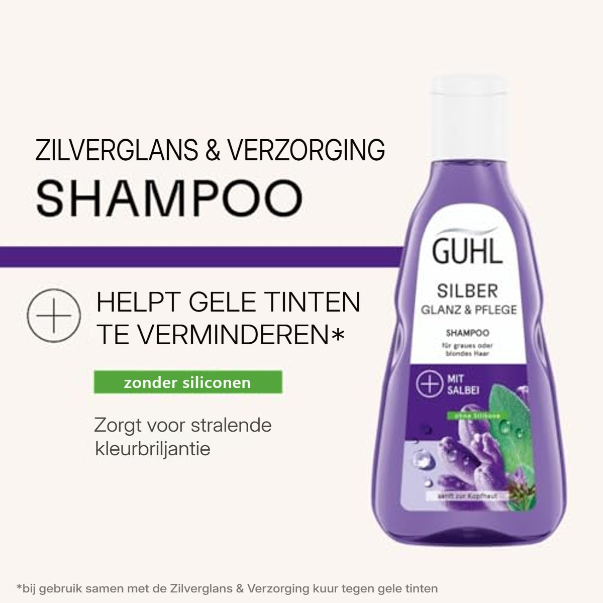 Guhl Zilverglans & Verzorging shampoo 6 x 250 ml - Voordeelverpakking – foto 5