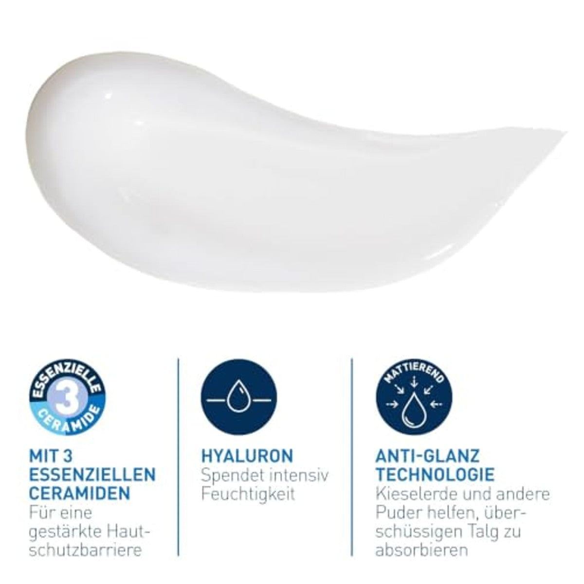 CeraVe Matterende Hydraterende Gelcrème, Anti-glans 50 ml - 3-pack