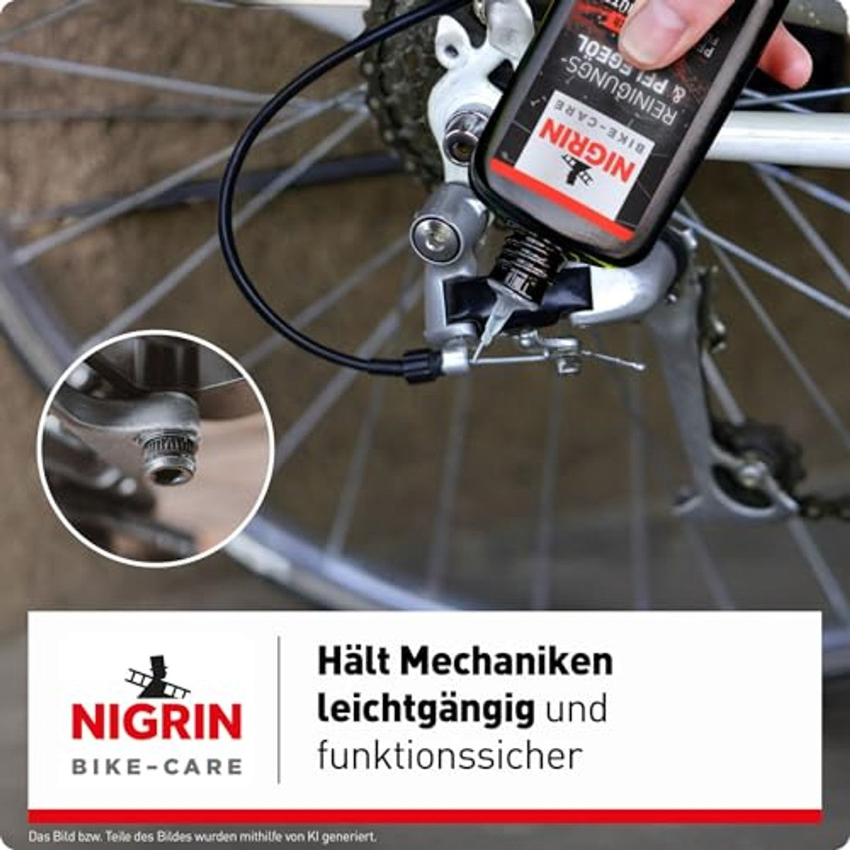 NIGRIN BIKE-CARE Fijne olie fles 6 x 100 ml - Voordeelverpakking