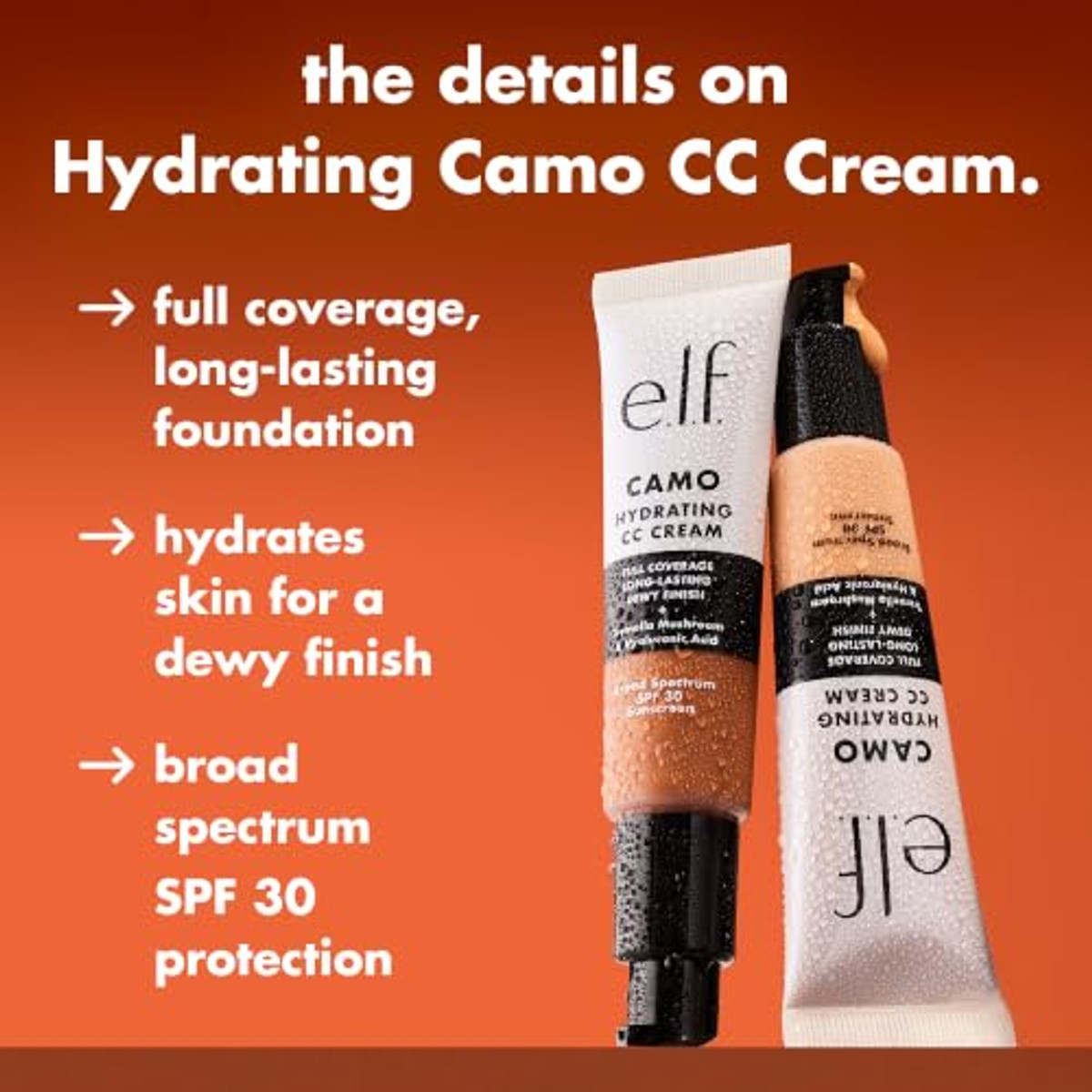 e.l.f. Camo CC Cream SPF 30 Light 210 N – foto 5