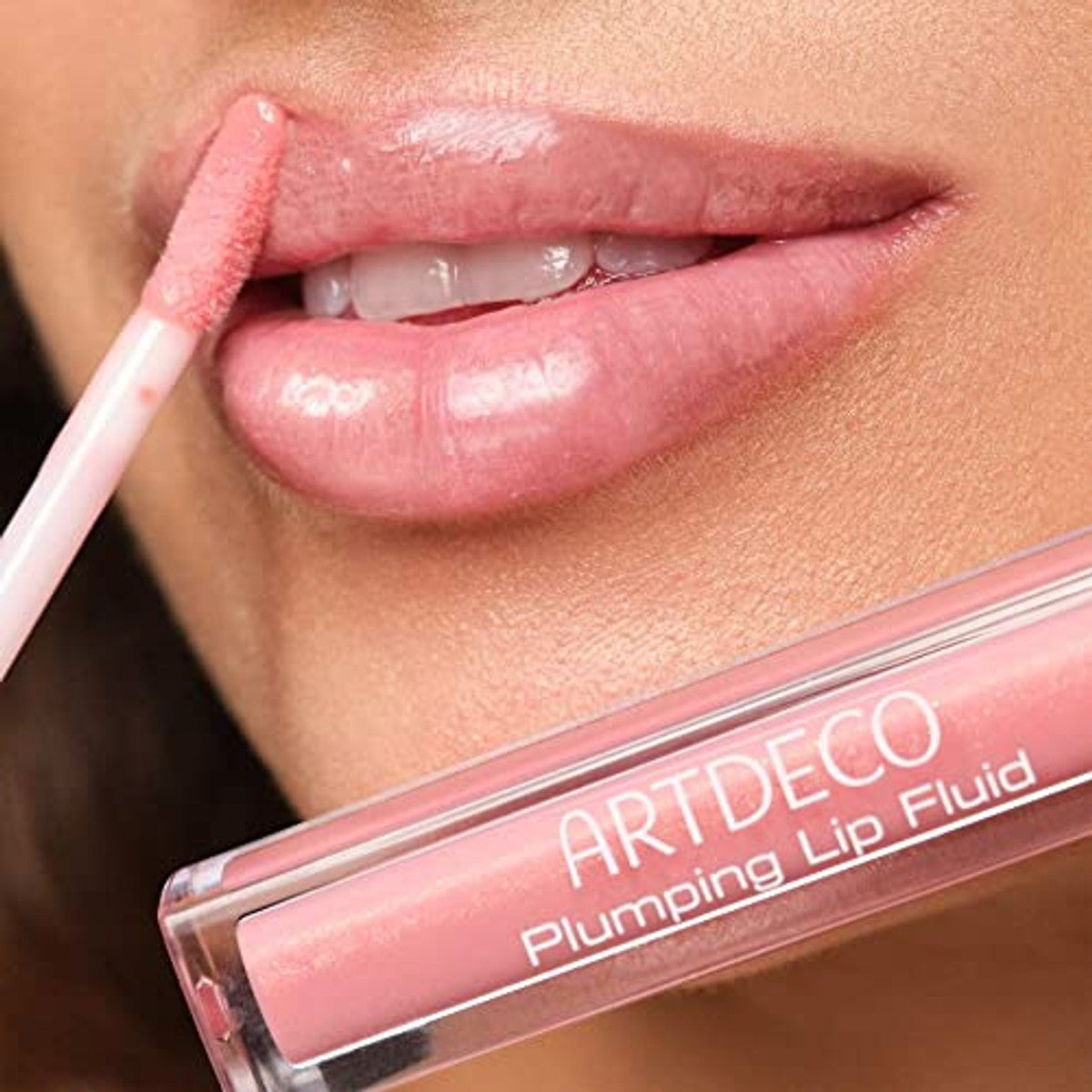 ARTDECO Plumping Lip Fluid Lipgloss voor volle, glanzende lippen met wet-look glans, 1 x 3 ml | Lipgloss für volle, glänzende Lippen mit Wet-Look Glanz, 1 x 3 ml – Artdeco