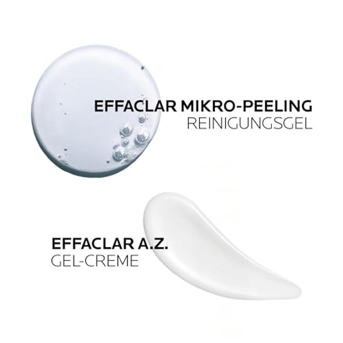 La Roche-Posay Effaclar Set Reinigingsgel & A.Z. Gel Crème 400 ml - 6-pack