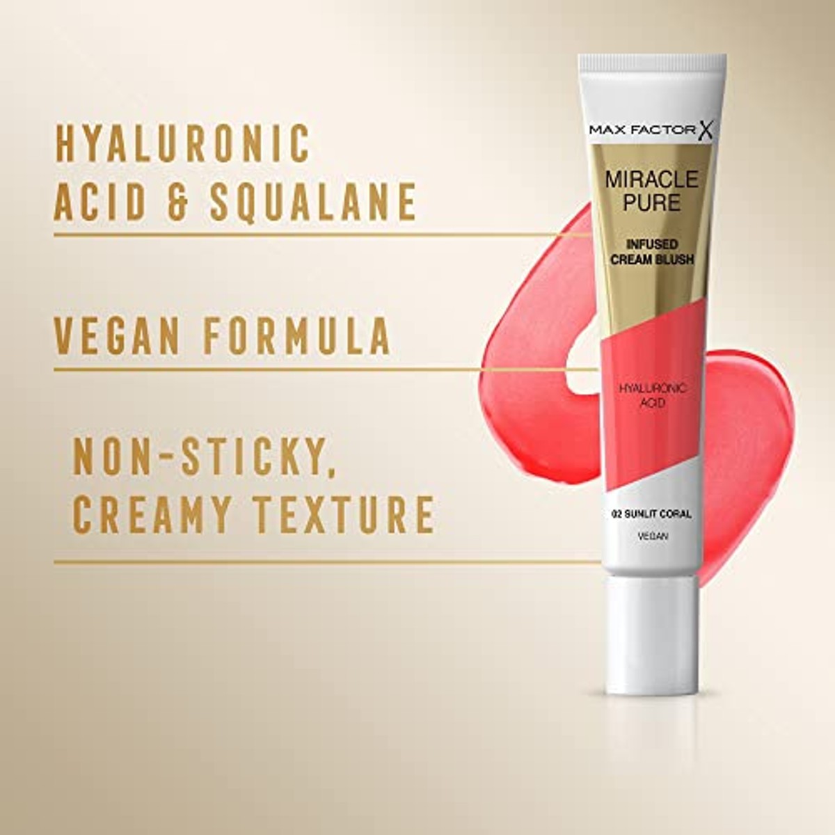 Max Factor Miracle Pure Cream Blush 02 Sunlit Coral – foto 5
