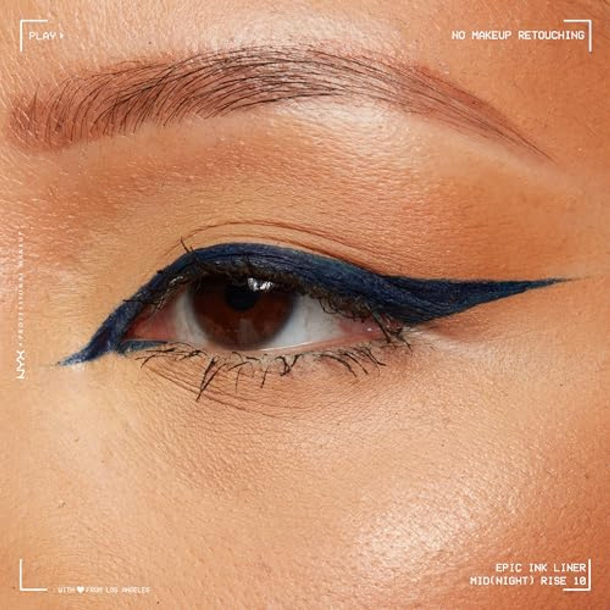NYX Professional Makeup Epic Ink Liner Jeanz Mid(Night) Rise – waterdichte vloeibare eyeliner in donkerblauw met matte afwerking, 1 ml | Deep Navy vloeibare eyeliner met waterdichte, veegvaste en overdrachtbestendige formule, veganistisch – NYX PROFESSIONAL MAKEUP