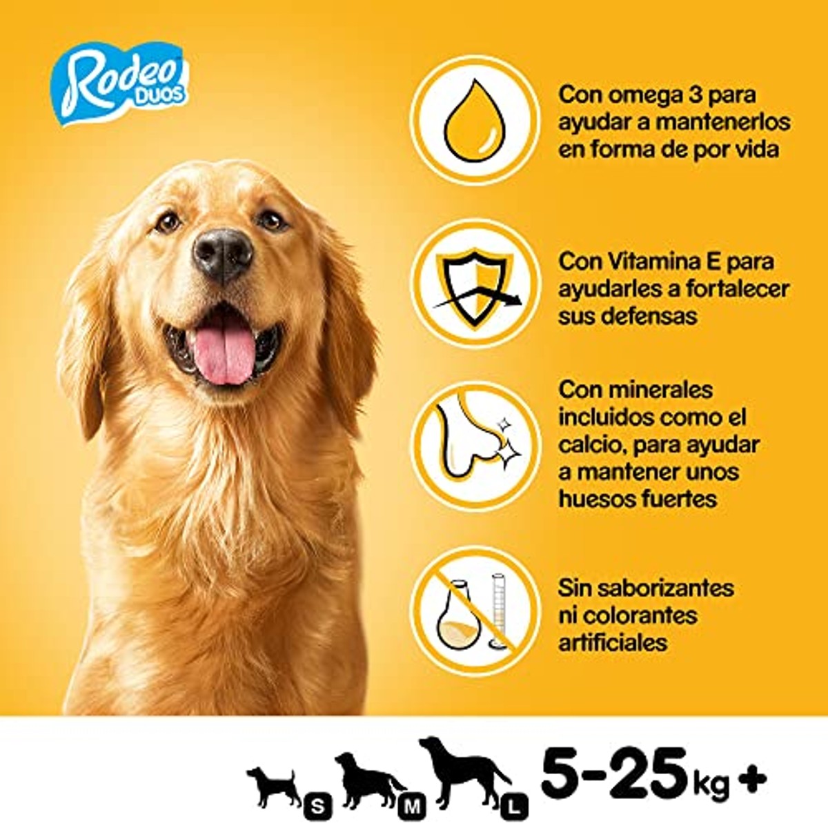 Pedigree Rodeo Ropper Hondensnack kip en spek, 10 verpakkingen à 123 g, in totaal 70 sticks – Pedigree