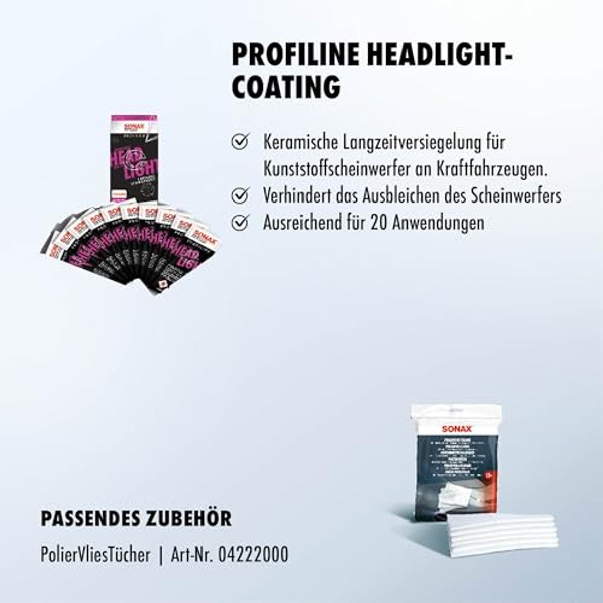 SONAX Profiline HeadlightCoating 50 ml – SONAX