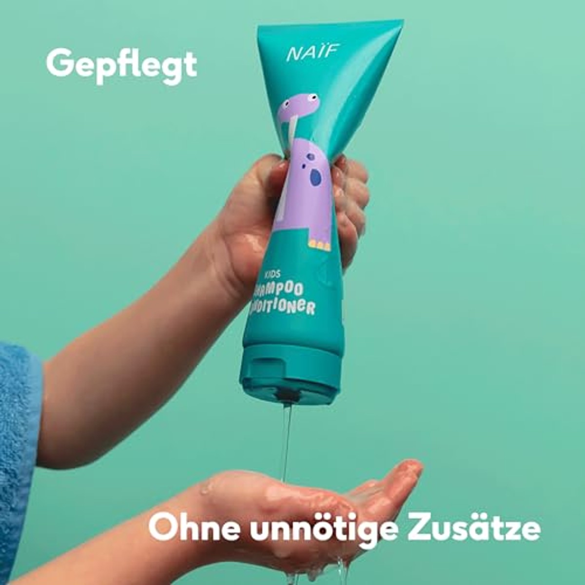 Naïf 2 in 1 shampoo en conditioner voor kinderen 3 x 250 ml - Voordeelverpakking