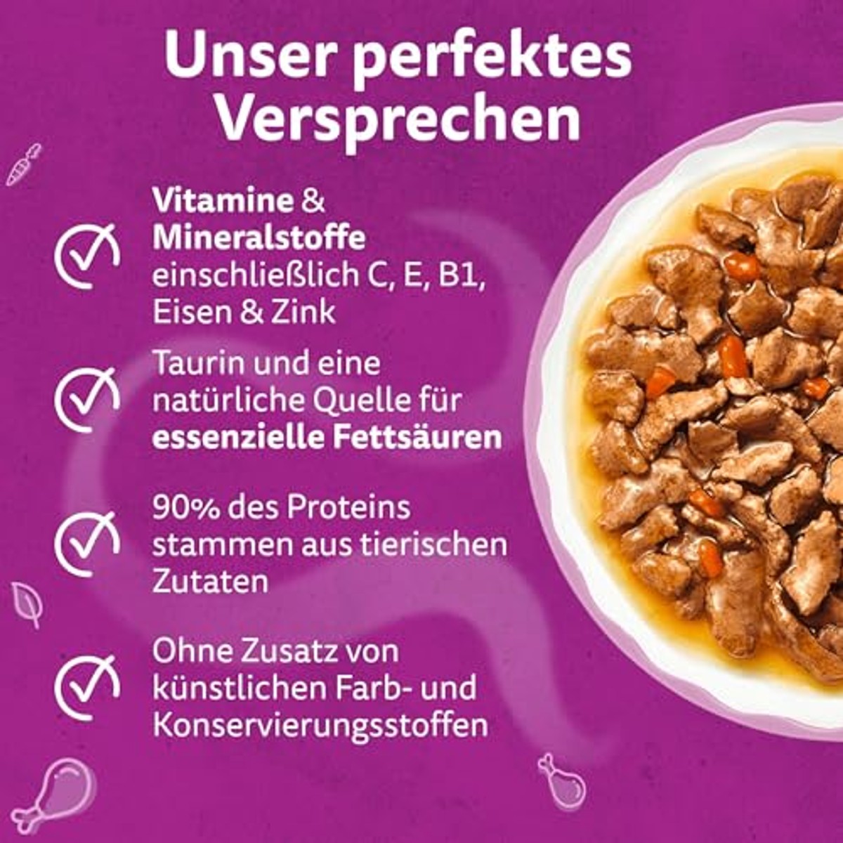 Whiskas Aromatic natvoer kattenvoer viskeuze 40 x 85 g - 3-pack