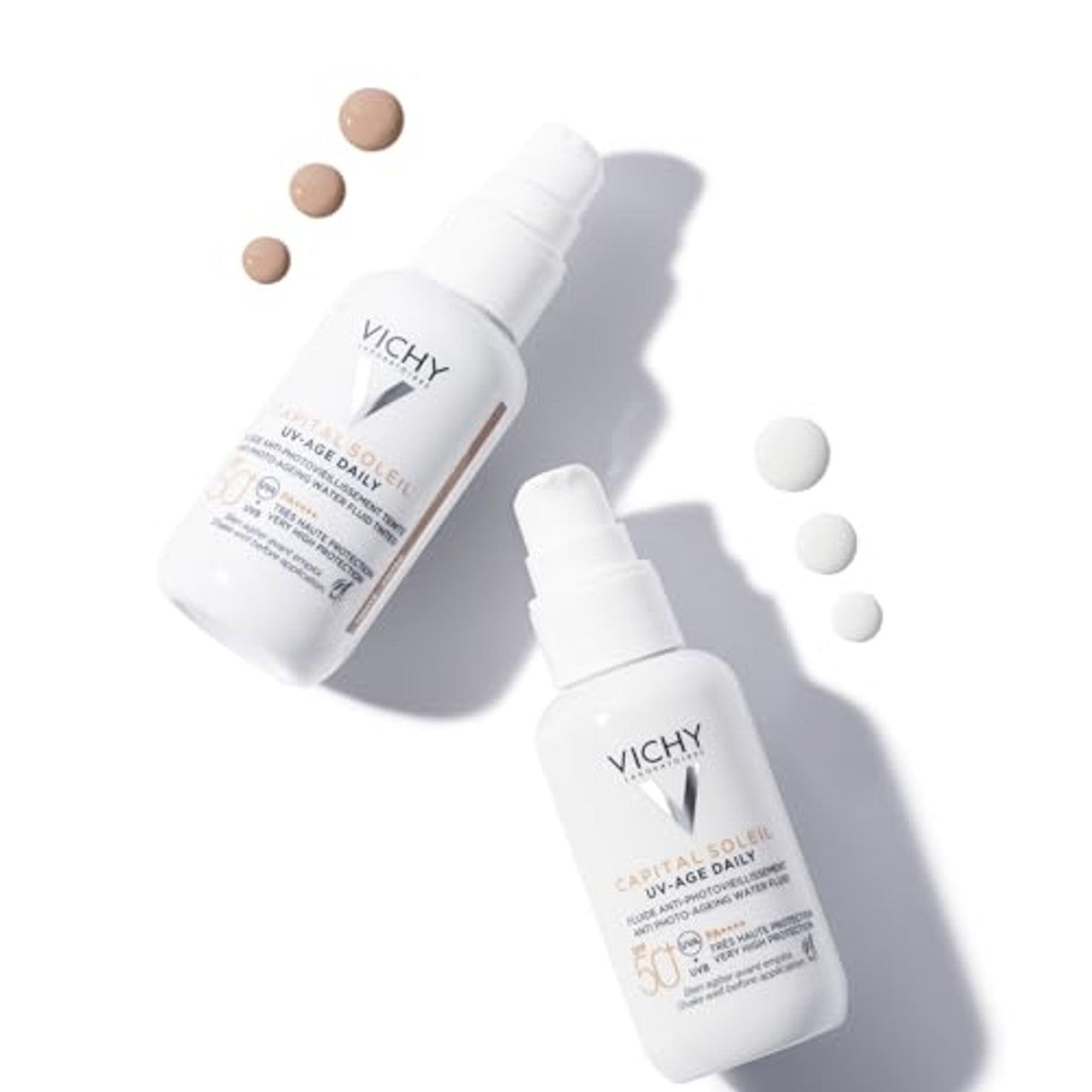 Vichy Capital Soleil UV-Age Daily Getinte Anti-Aging Zonnefluïde SPF 50+, 40 ml - 6-pack