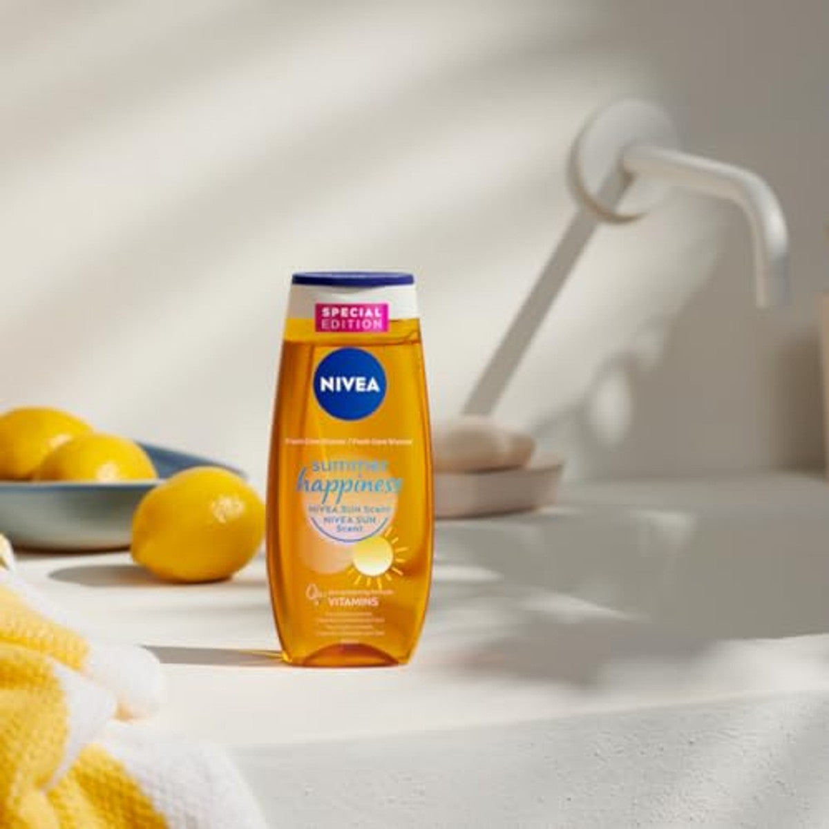 NIVEA Summer Happiness Douchegel 6 x 250 ml - Voordeelverpakking