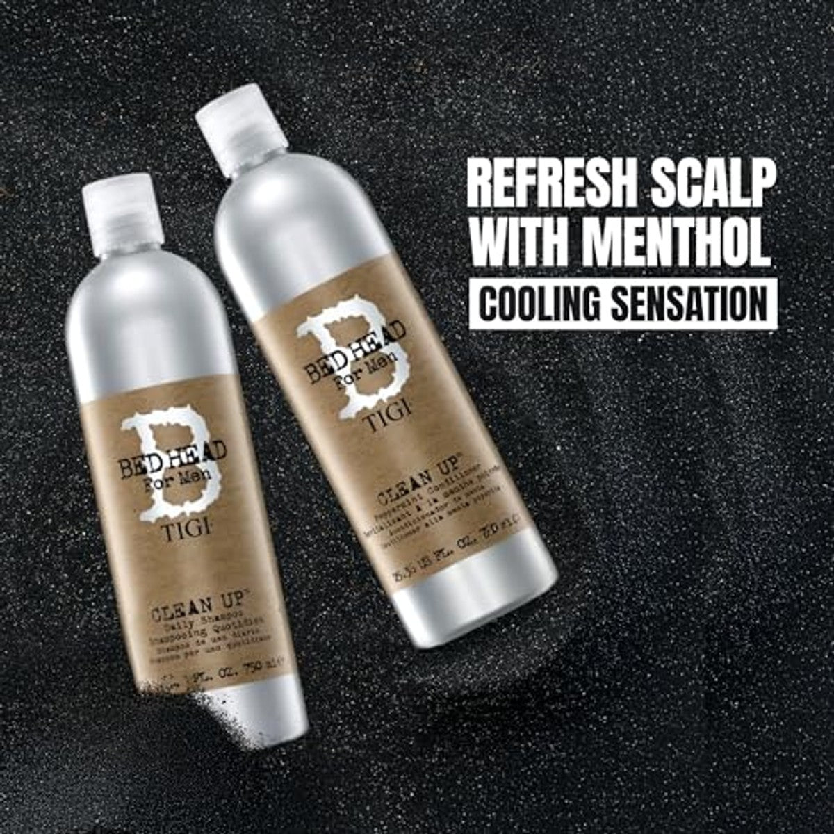 TIGI Bed Head for Men Clean Up Shampoo 750 ml - 3-pack