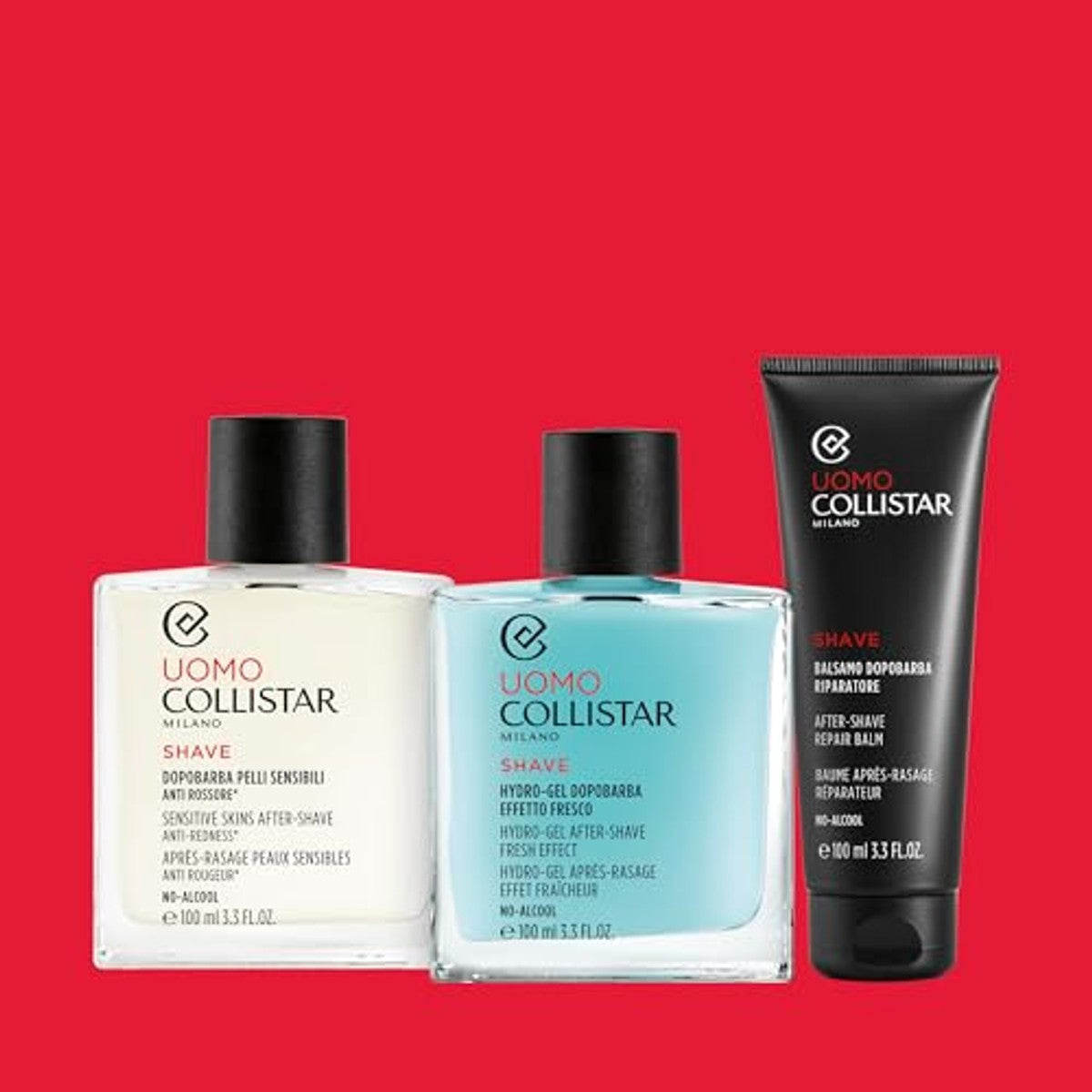 Collistar Aftershave Gevoelige Huid zonder Alcohol 100 ml - 3-pack