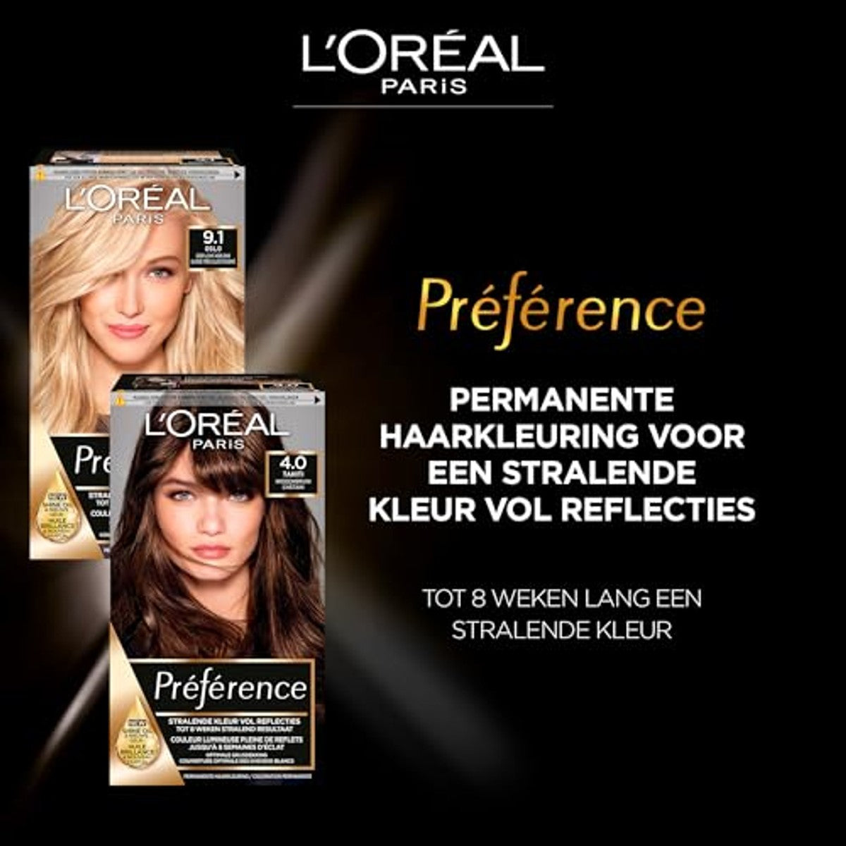 L'Oréal Paris Preference 6.0 Ombrie Donker Blond - 1 set - 3-pack