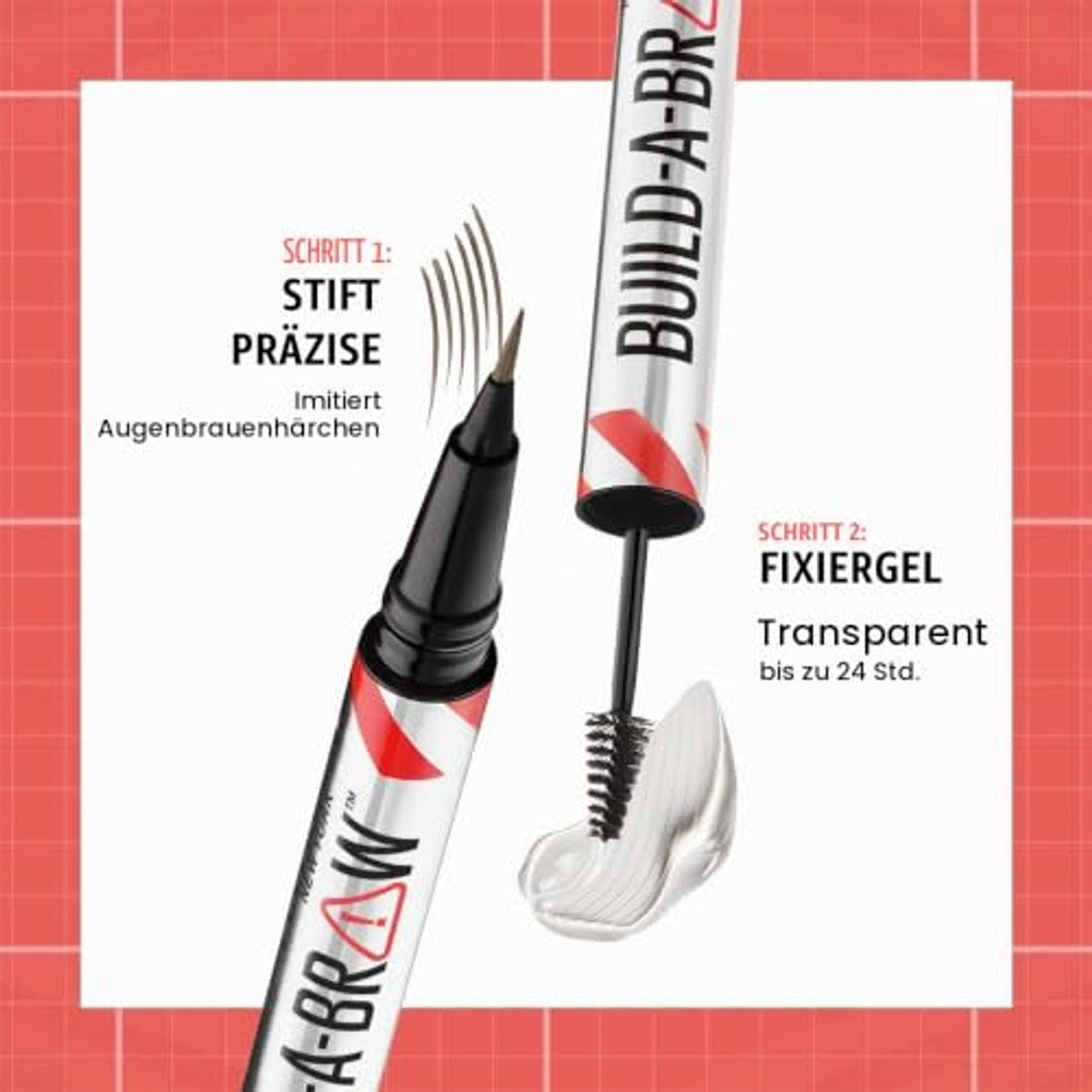 Maybelline New York Build-A-Brow wenkbrauwstift in de kleur Black Brown voor gedefinieerde en vollere wenkbrauwen, 1 stuk. – MAYBELLINE